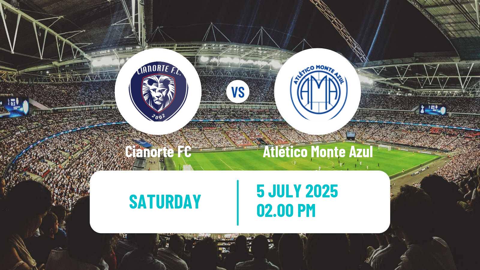 Soccer Brazilian Serie D Cianorte - Atlético Monte Azul