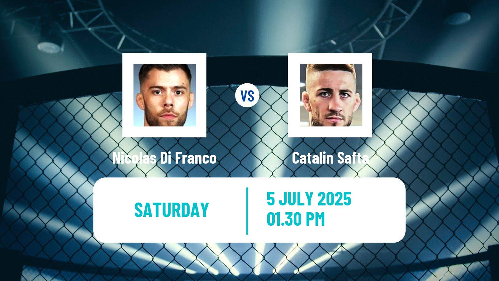 MMA Lightweight Pfl Europe Men Nicolas Di Franco - Catalin Safta
