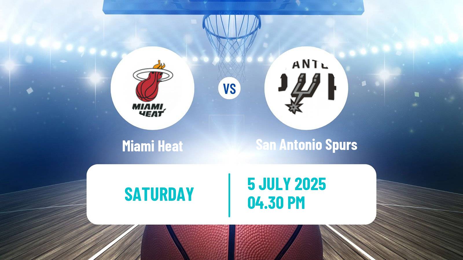 Basketball California Classic Basketball Miami Heat - San Antonio Spurs