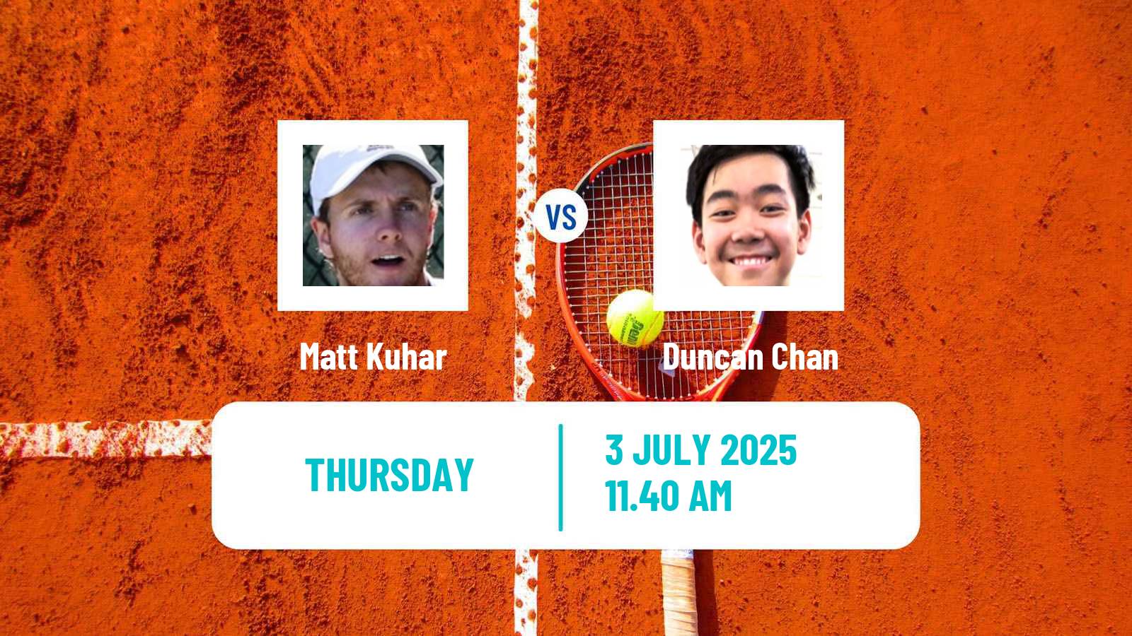 Tennis ITF M25 Laval Men Matt Kuhar - Duncan Chan