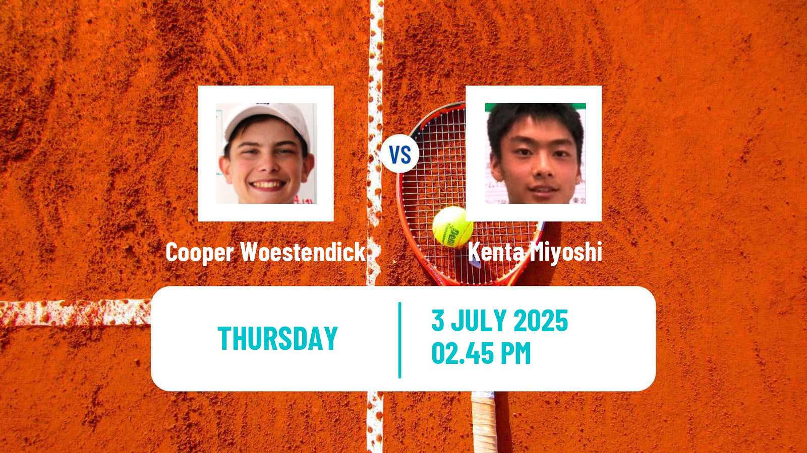 Tennis ITF M25 Laval Men Cooper Woestendick - Kenta Miyoshi