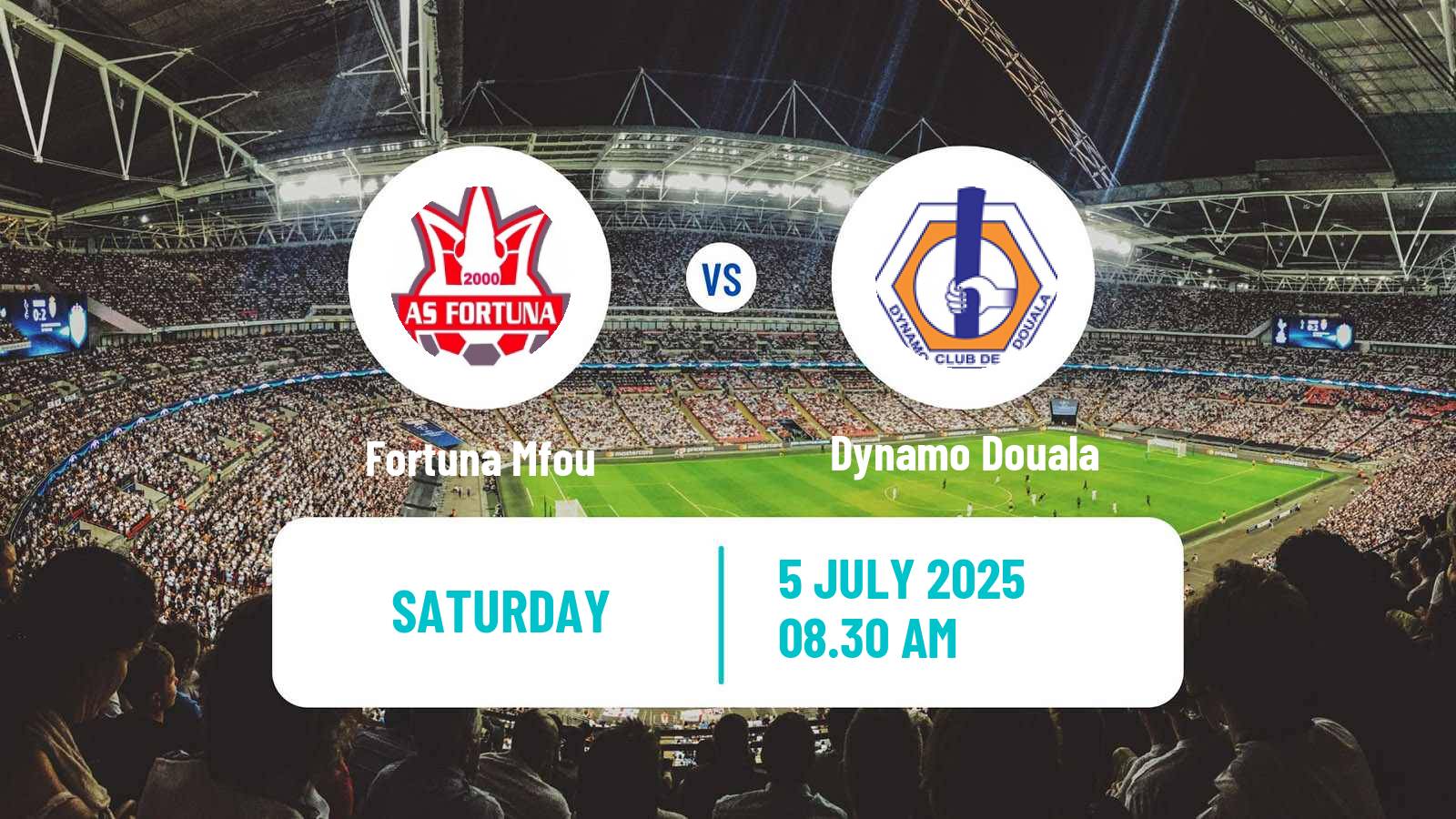 Soccer Cameroon Elite One Fortuna Mfou - Dynamo Douala