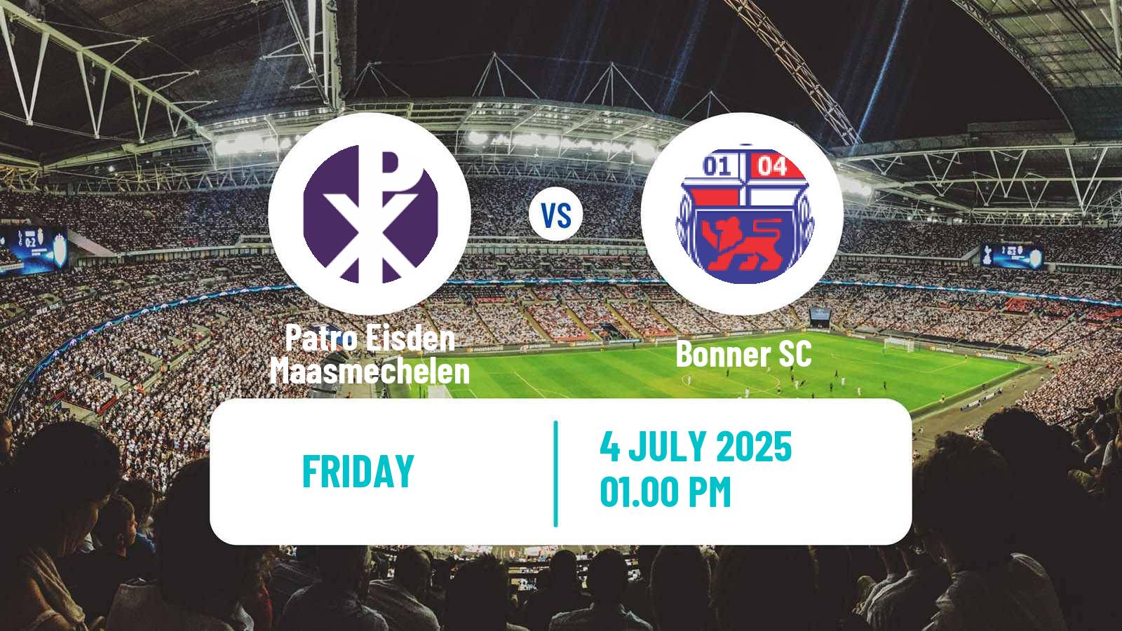Soccer Club Friendly Patro Eisden Maasmechelen - Bonner