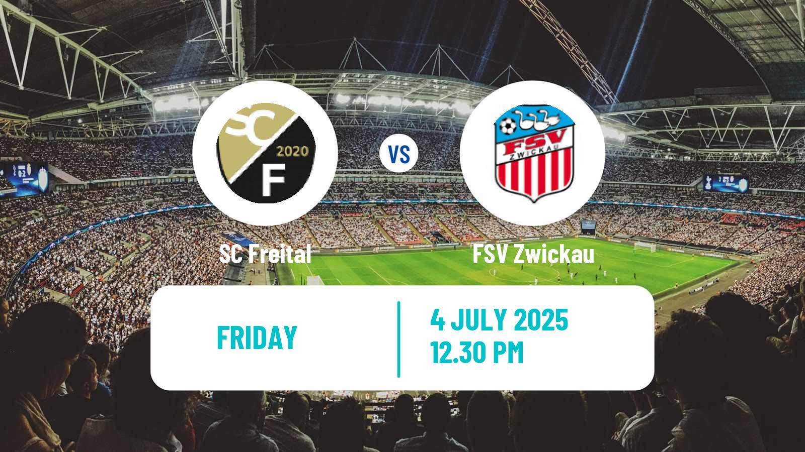 Football Club Friendly Freital - Zwickau