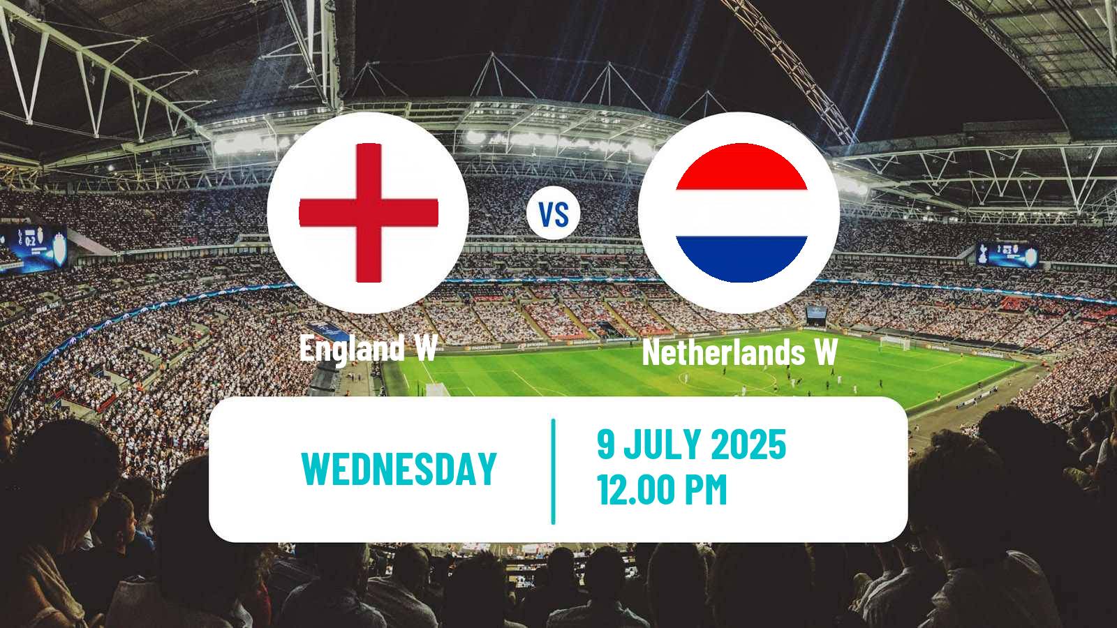 Soccer UEFA Euro Women England W - Netherlands W