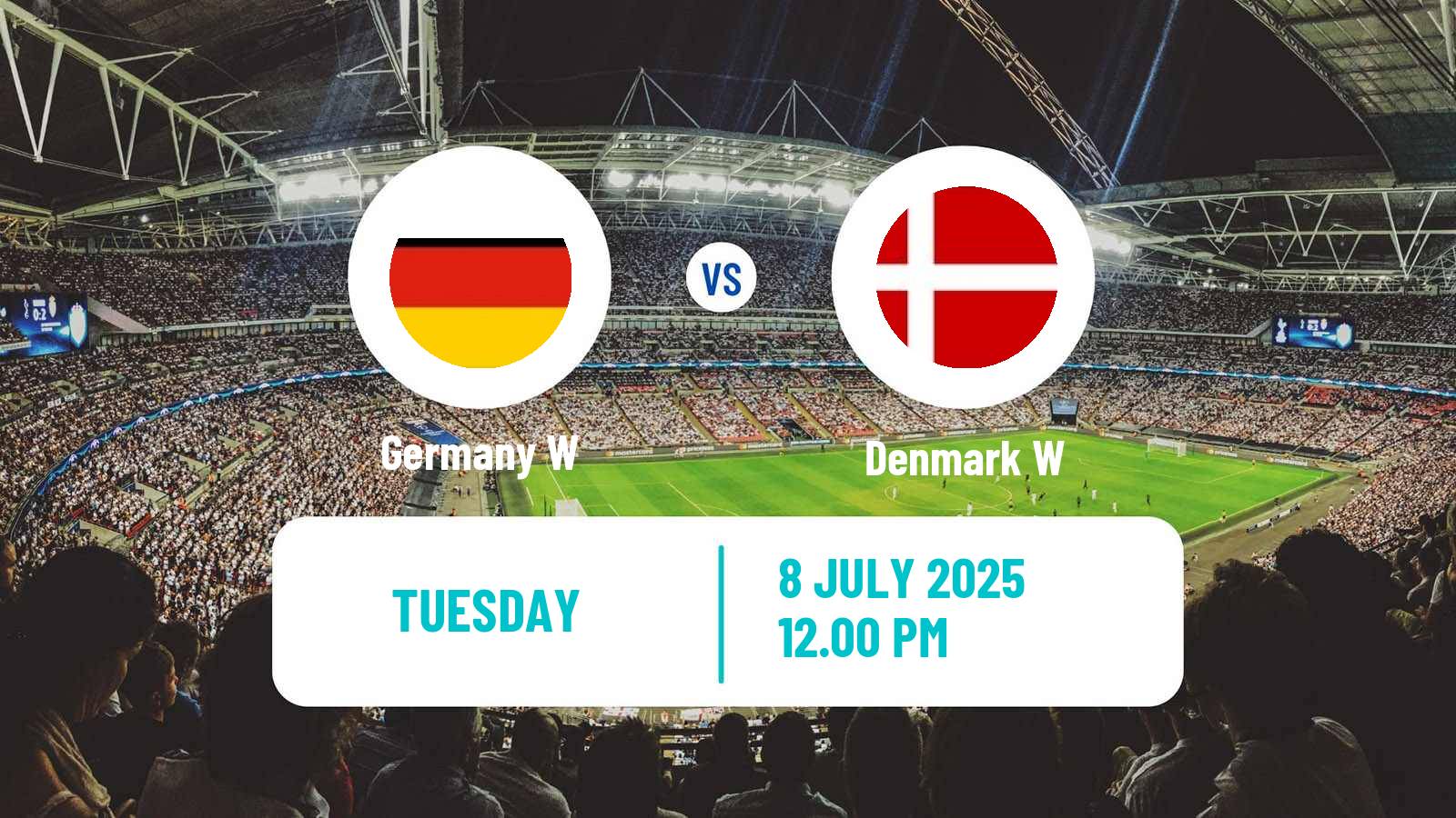 Soccer UEFA Euro Women Germany W - Denmark W