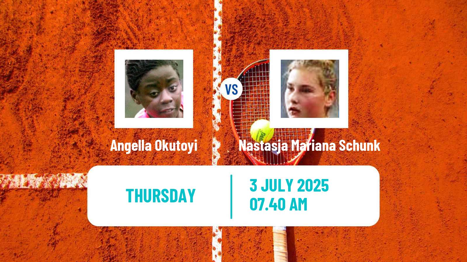 Tennis ITF W35 Amstelveen Women Angella Okutoyi - Nastasja Mariana Schunk