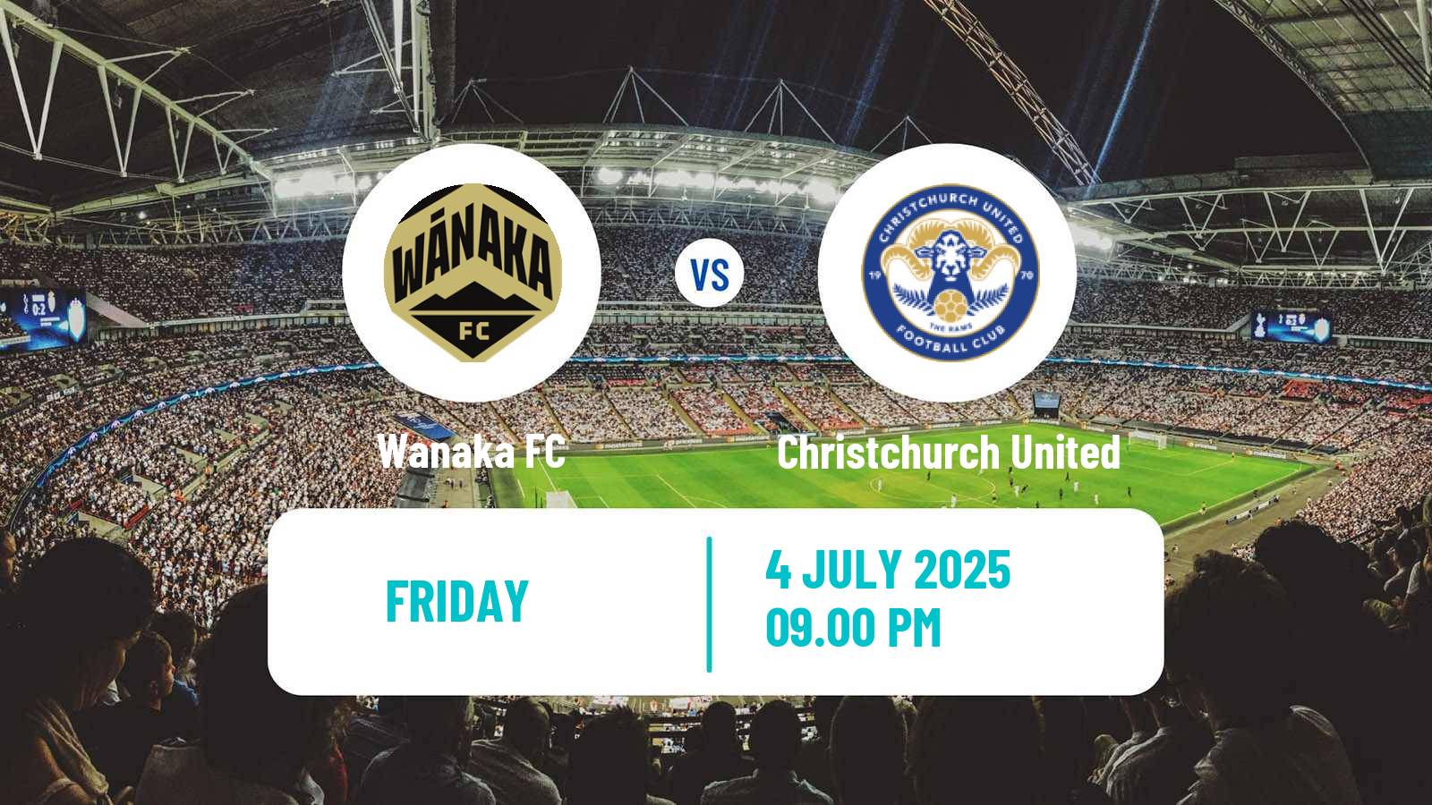Football New Zealand Chatham Cup Wanaka - Christchurch United
