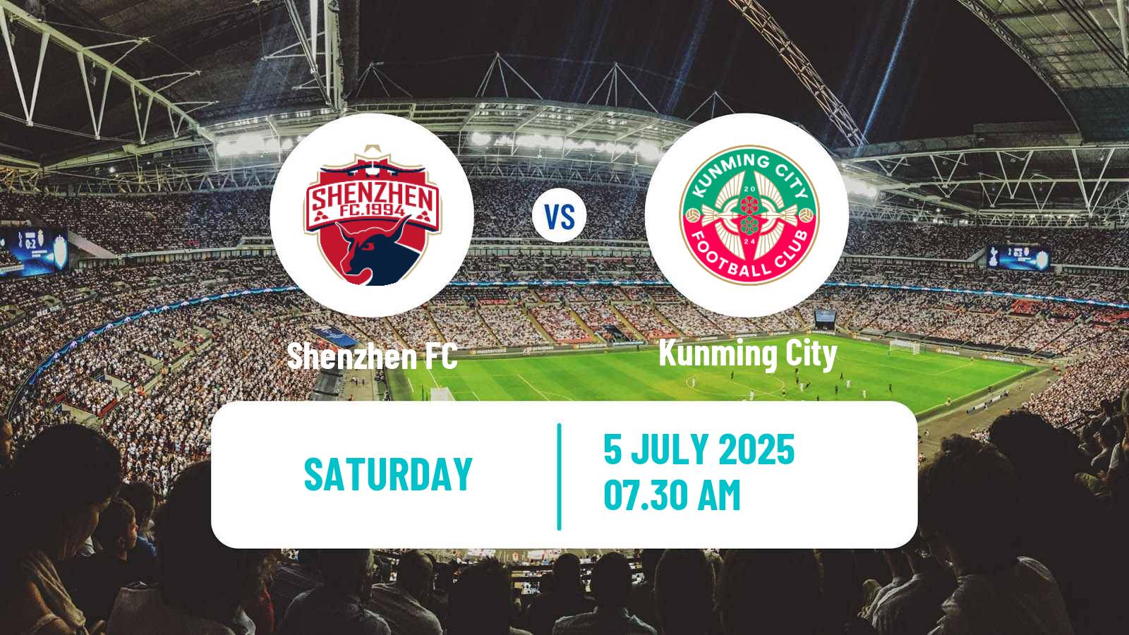 Soccer Chinese Yi League Shenzhen - Kunming City