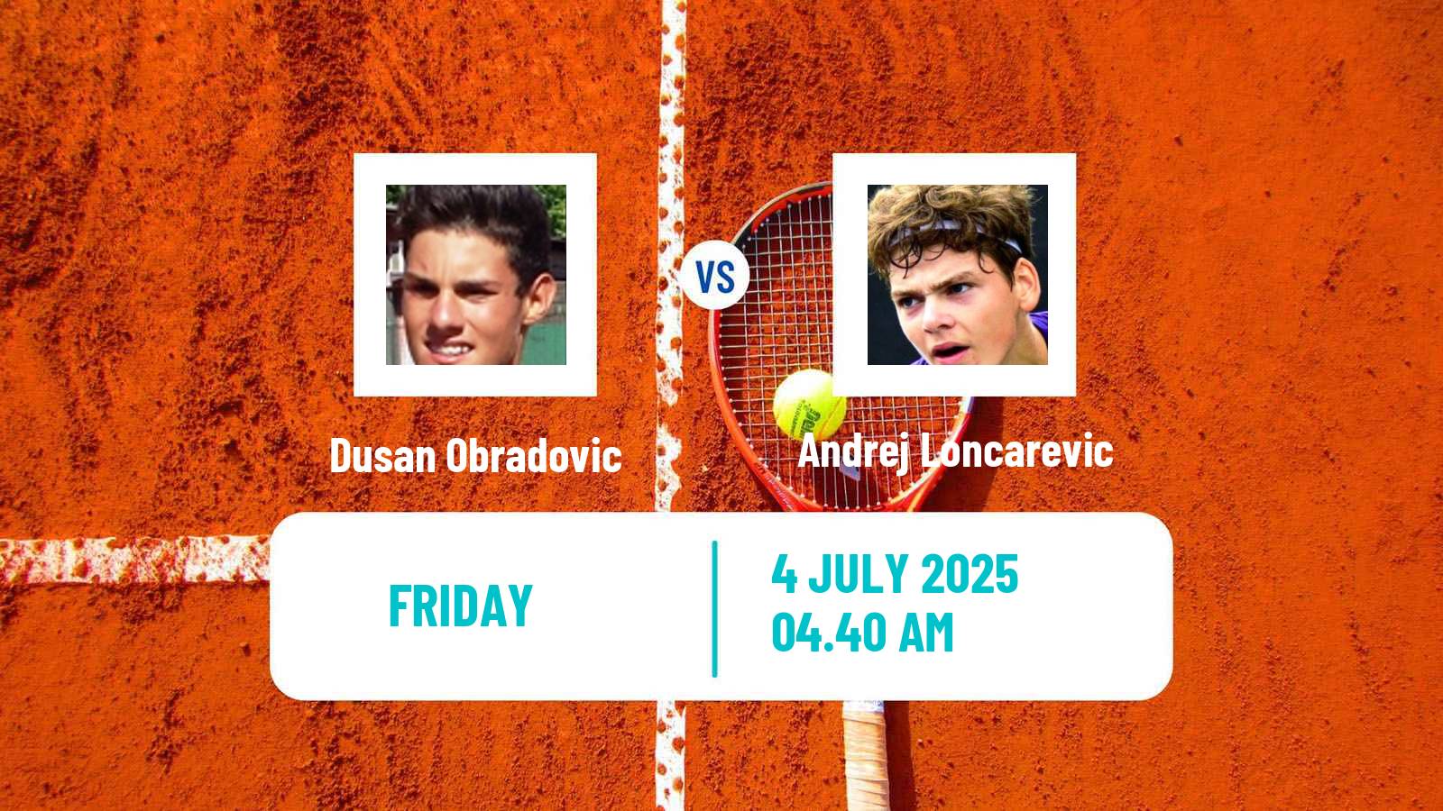 Tennis ITF M15 Kursumlijska Banja 9 Men Dusan Obradovic - Andrej Loncarevic
