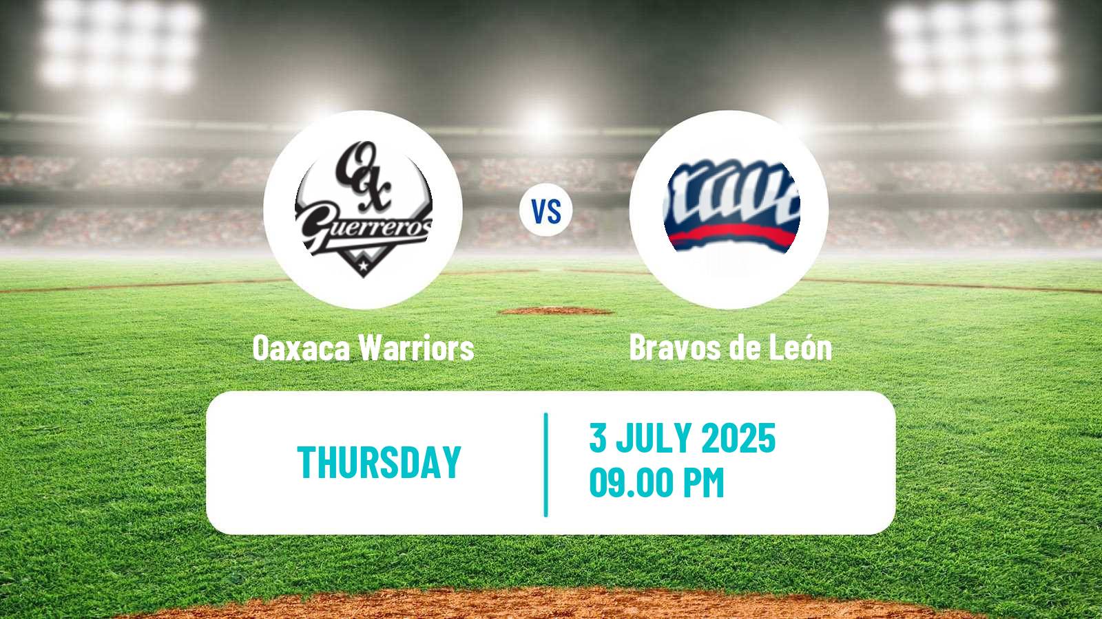 Baseball LMB Oaxaca Warriors - Bravos de León