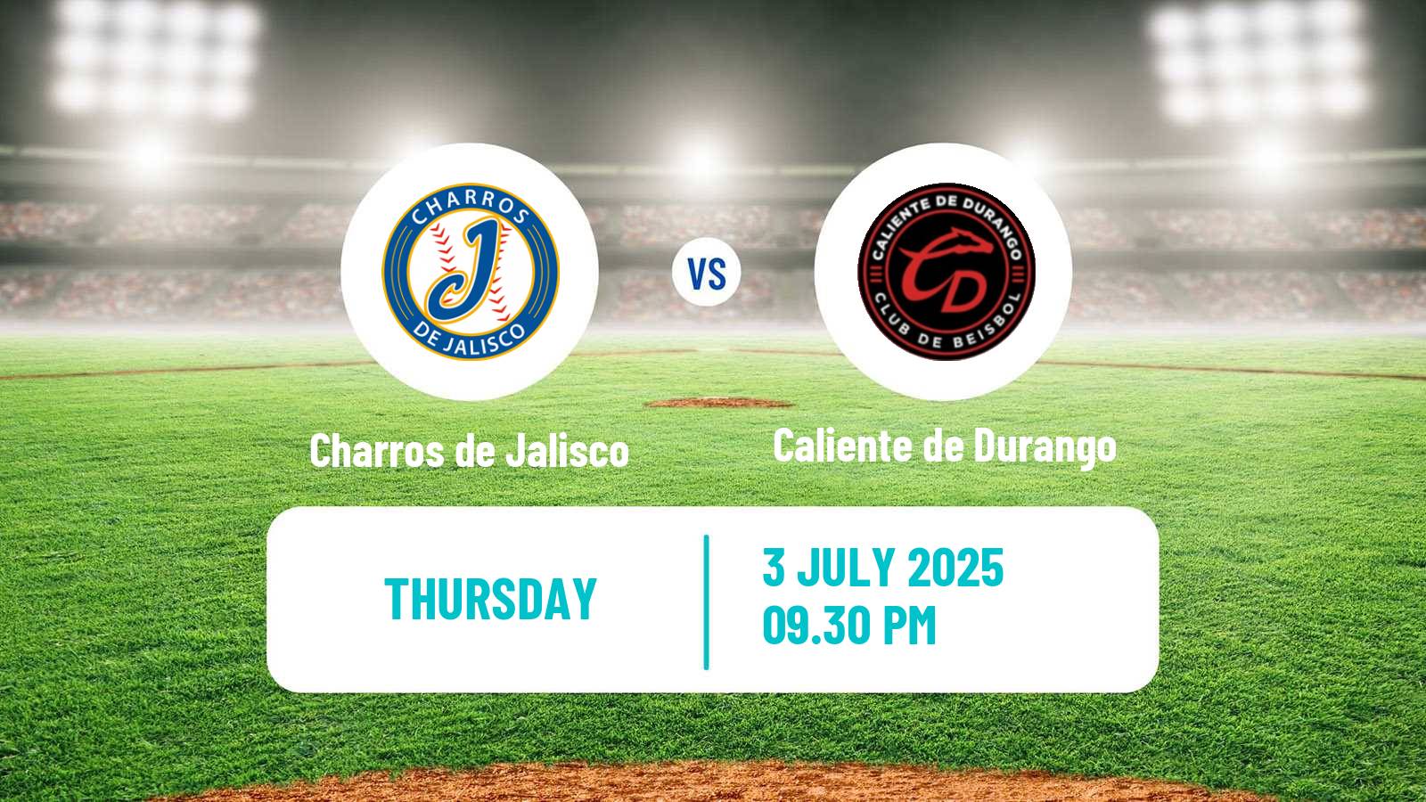 Baseball LMB Charros de Jalisco - Caliente de Durango