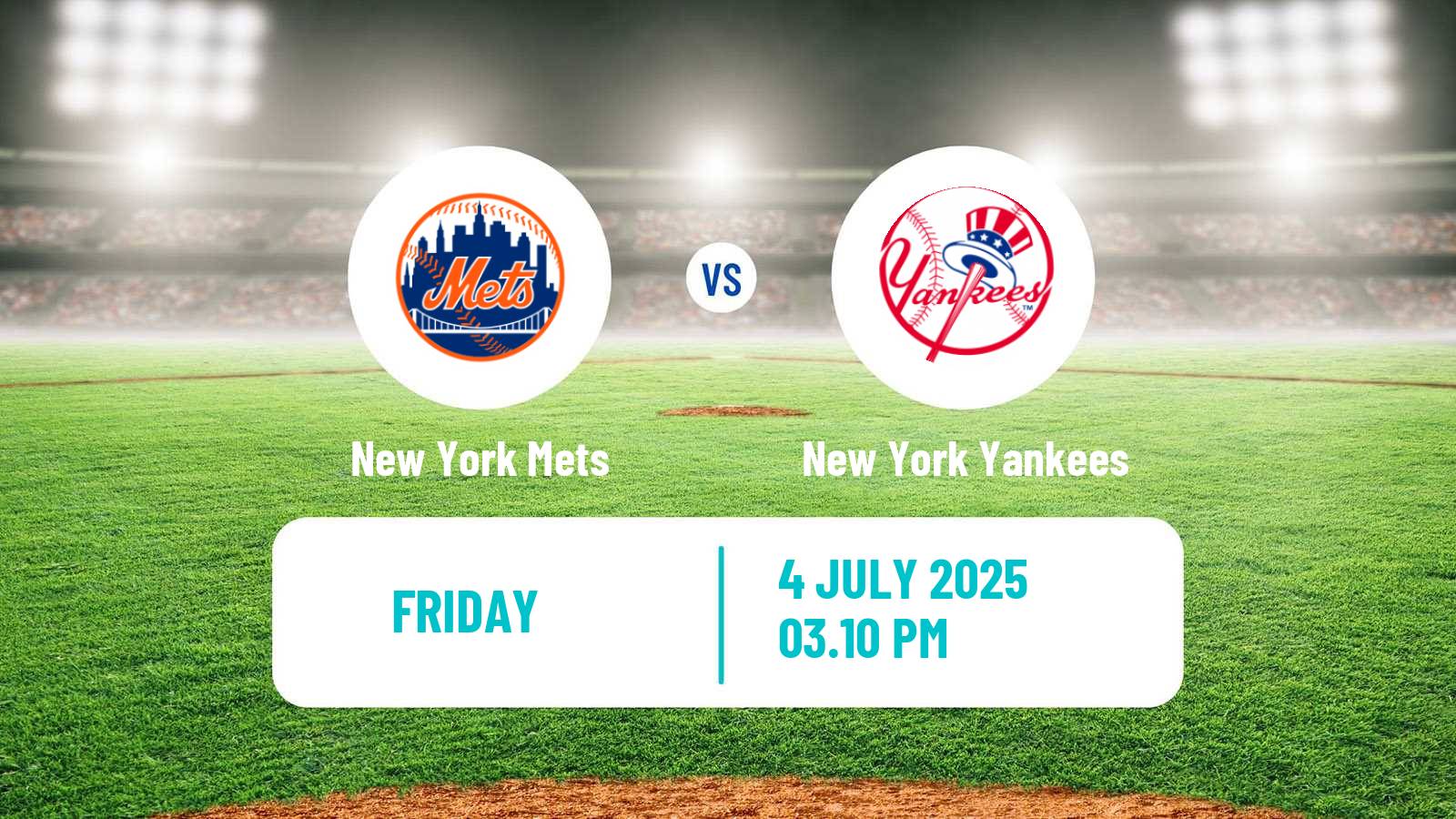 Baseball MLB New York Mets - New York Yankees