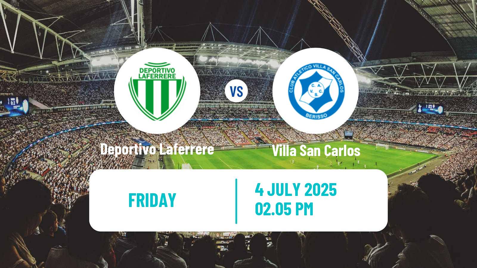 Soccer Argentinian Primera B Deportivo Laferrere - Villa San Carlos