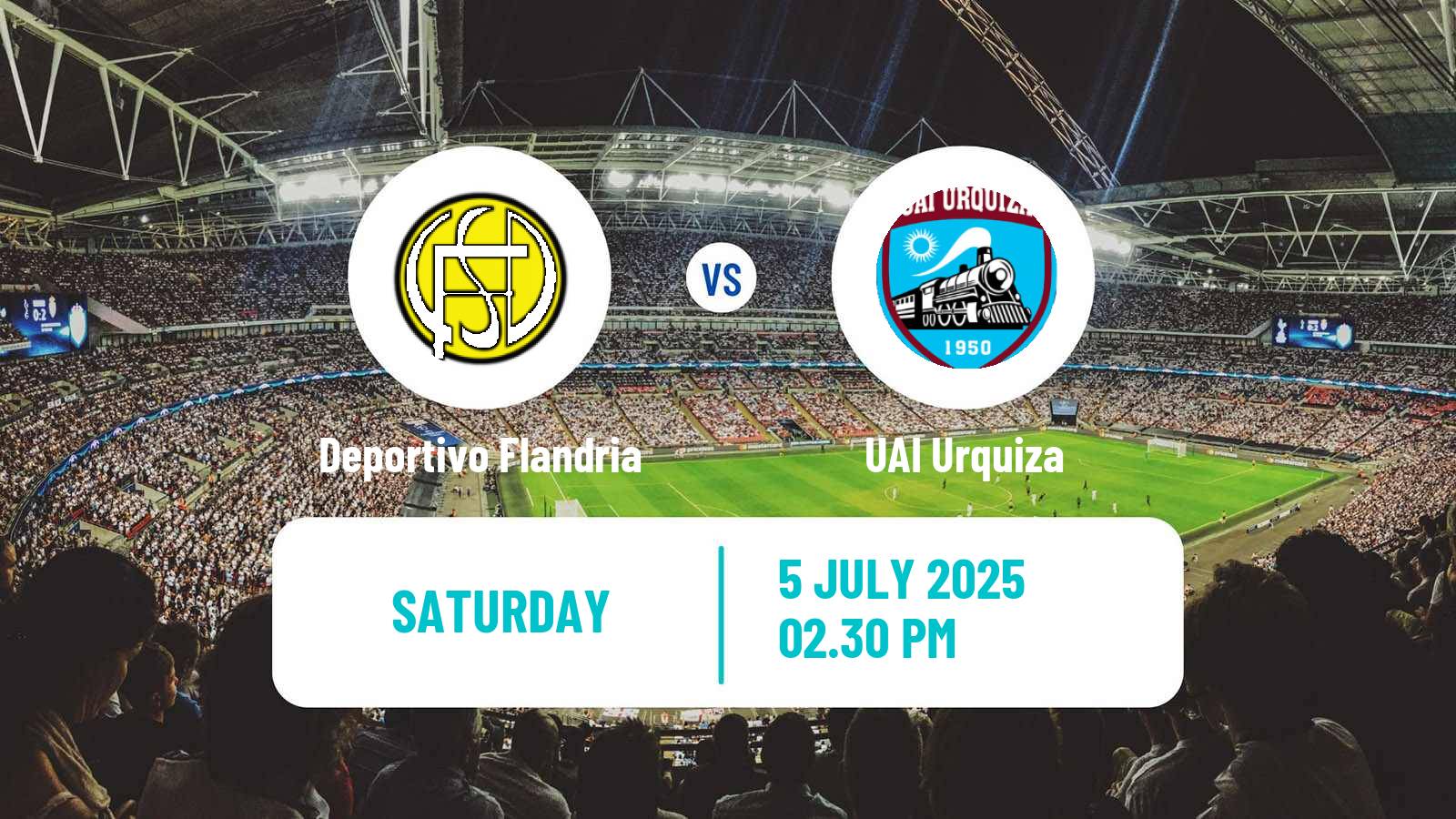 Soccer Argentinian Primera B Deportivo Flandria - UAI Urquiza