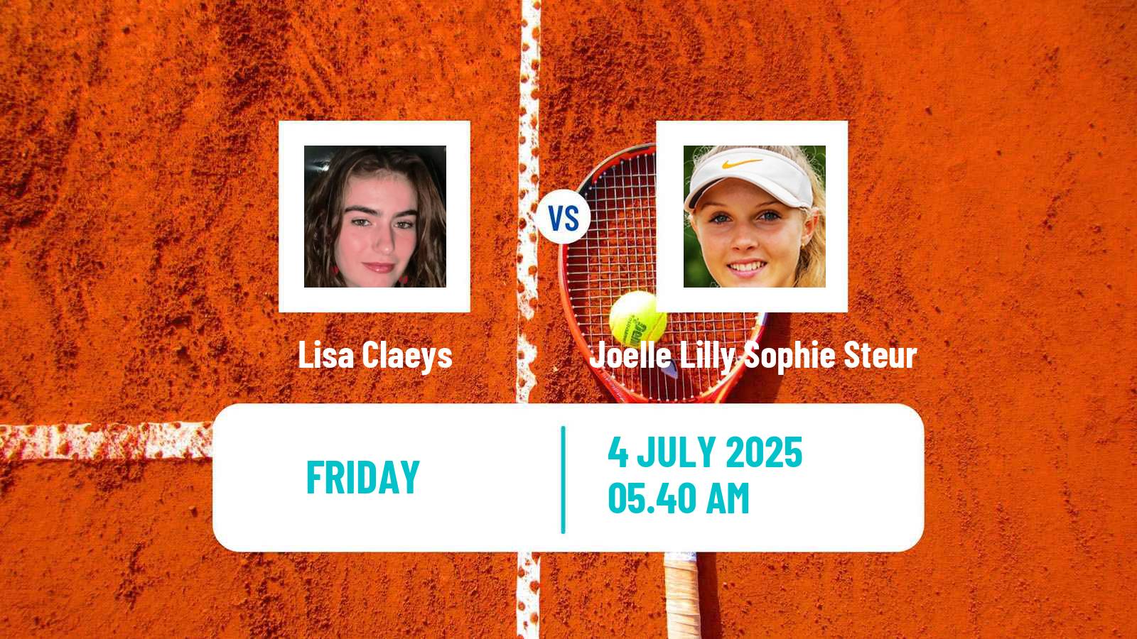 Tennis ITF W15 Getxo Women Lisa Claeys - Joelle Lilly Sophie Steur