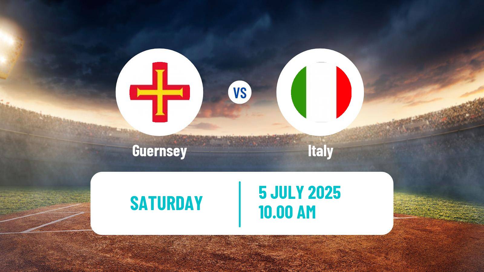 Cricket ICC World Twenty20 Guernsey - Italy