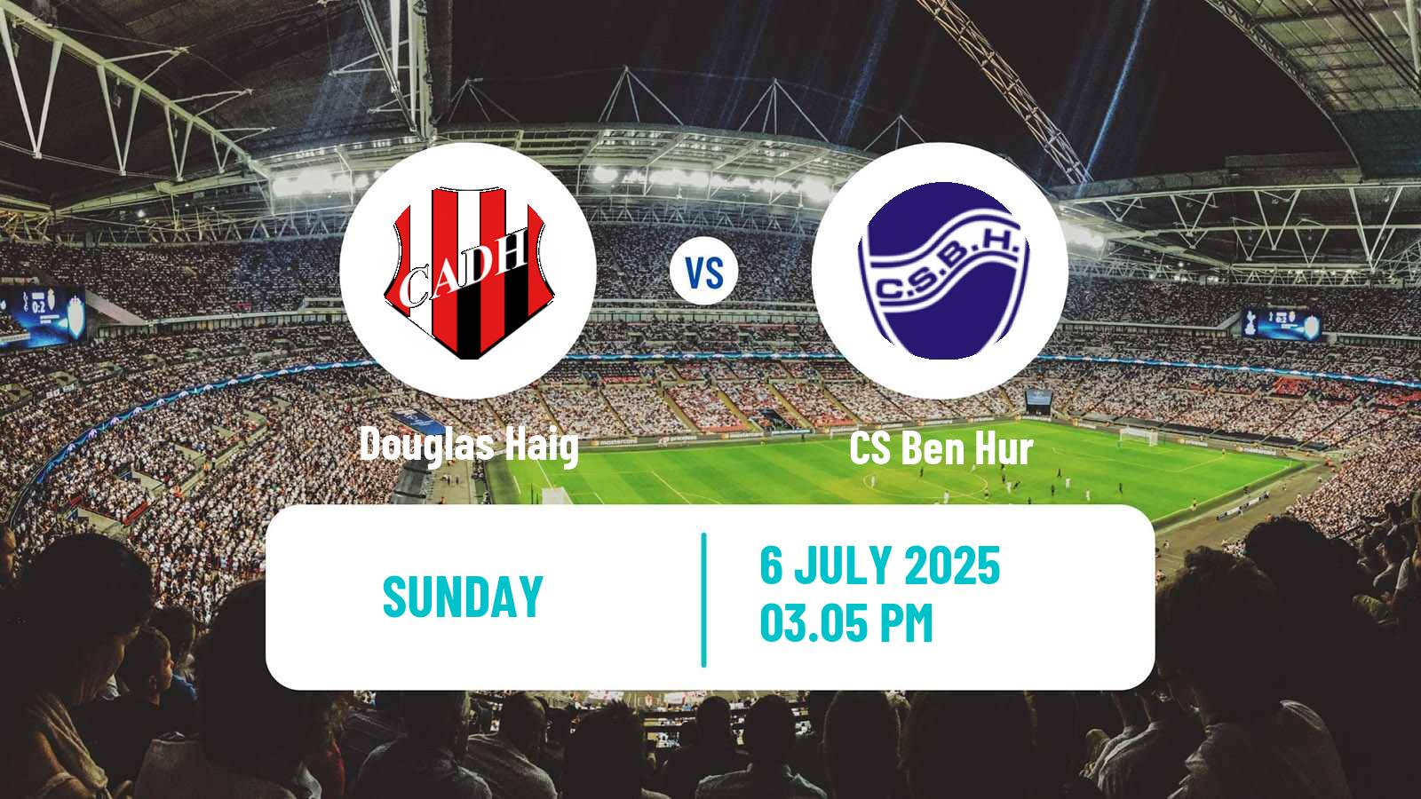 Soccer Argentinian Torneo Federal Douglas Haig - Ben Hur
