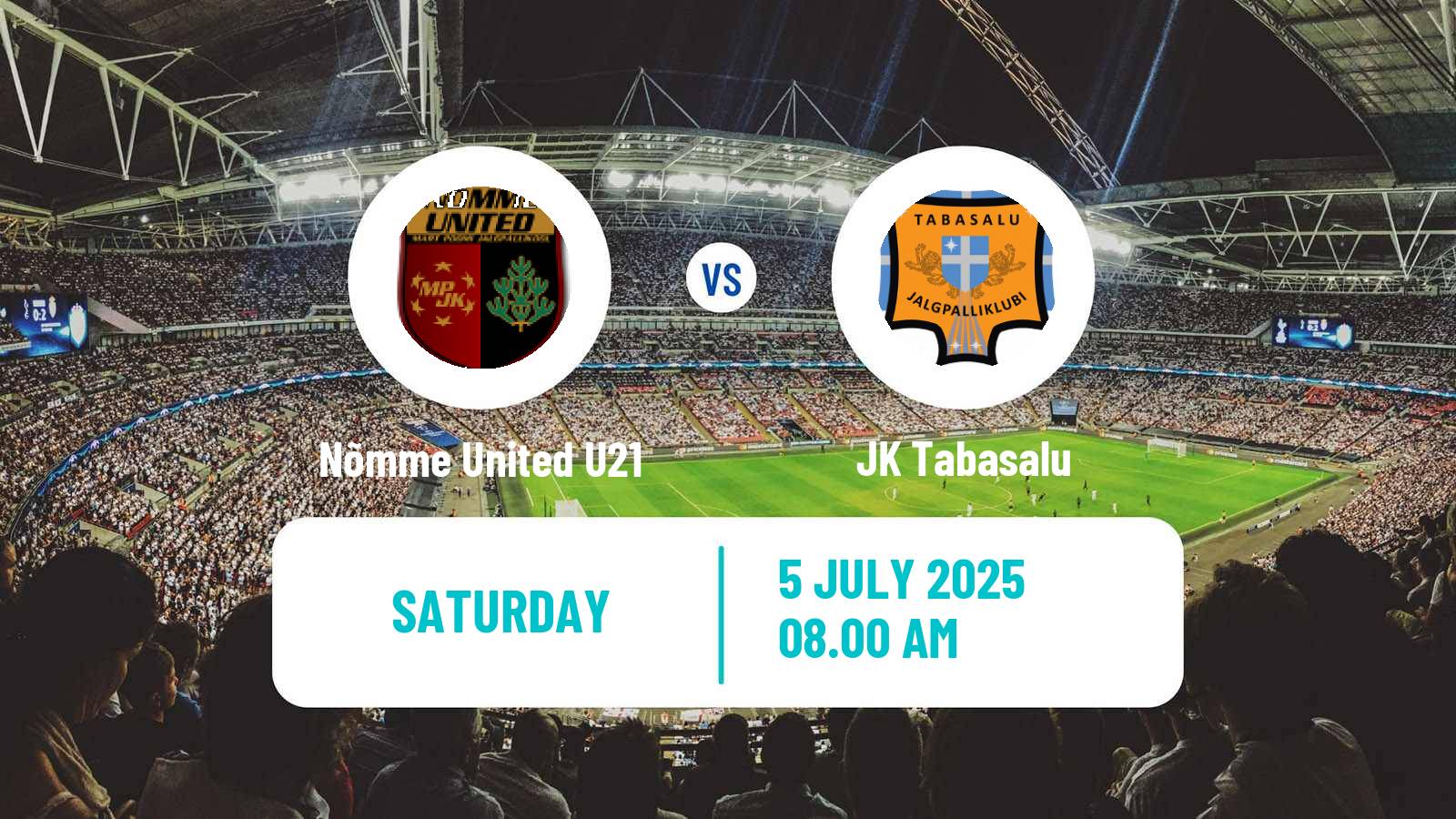 Football Estonian Esiliiga B Nõmme United U21 - Tabasalu
