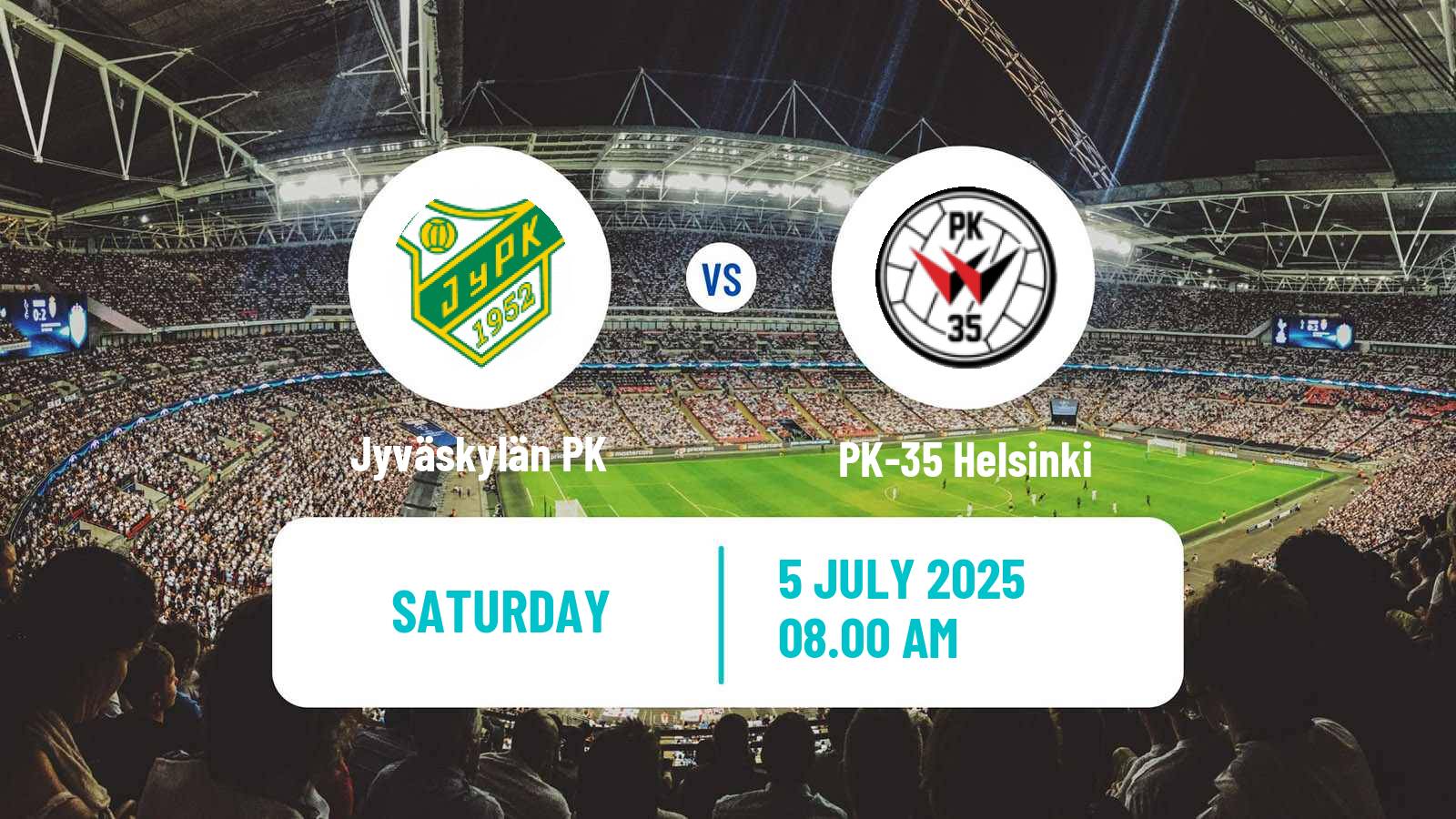 Soccer Finnish Kansallinen Liiga Women Jyväskylän PK - PK-35 Helsinki