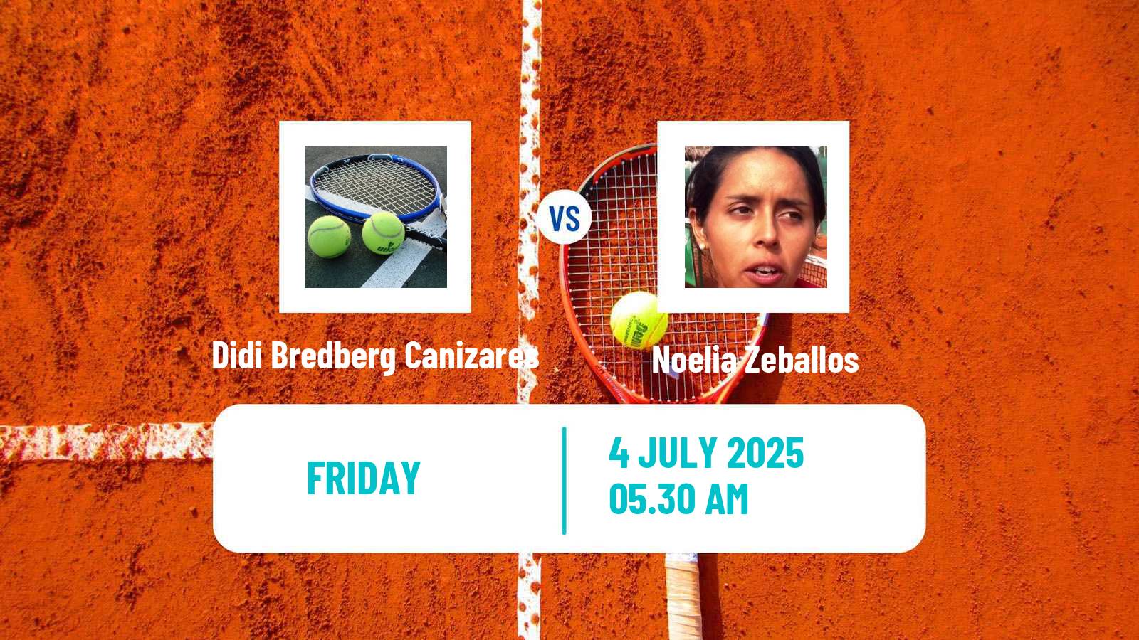 Tennis ITF W15 Getxo Women Didi Bredberg Canizares - Noelia Zeballos
