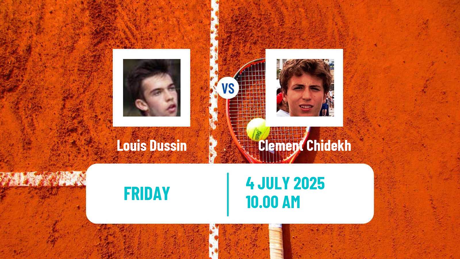 Tennis ITF M25 H Ajaccio Men Louis Dussin - Clement Chidekh