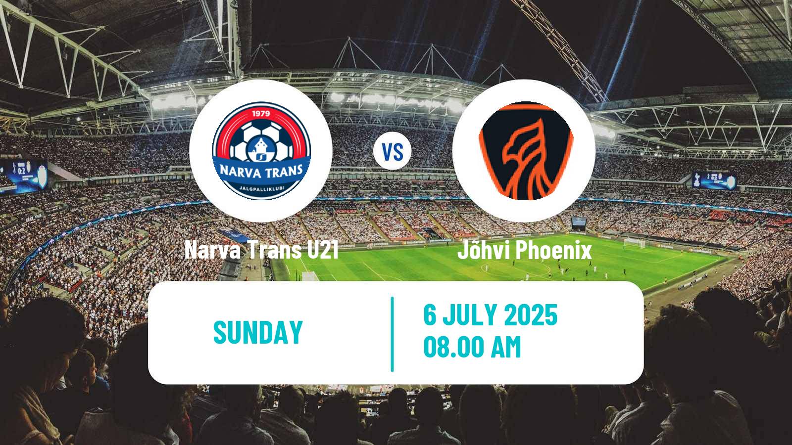 Soccer Estonian Esiliiga B Narva Trans U21 - Jõhvi Phoenix
