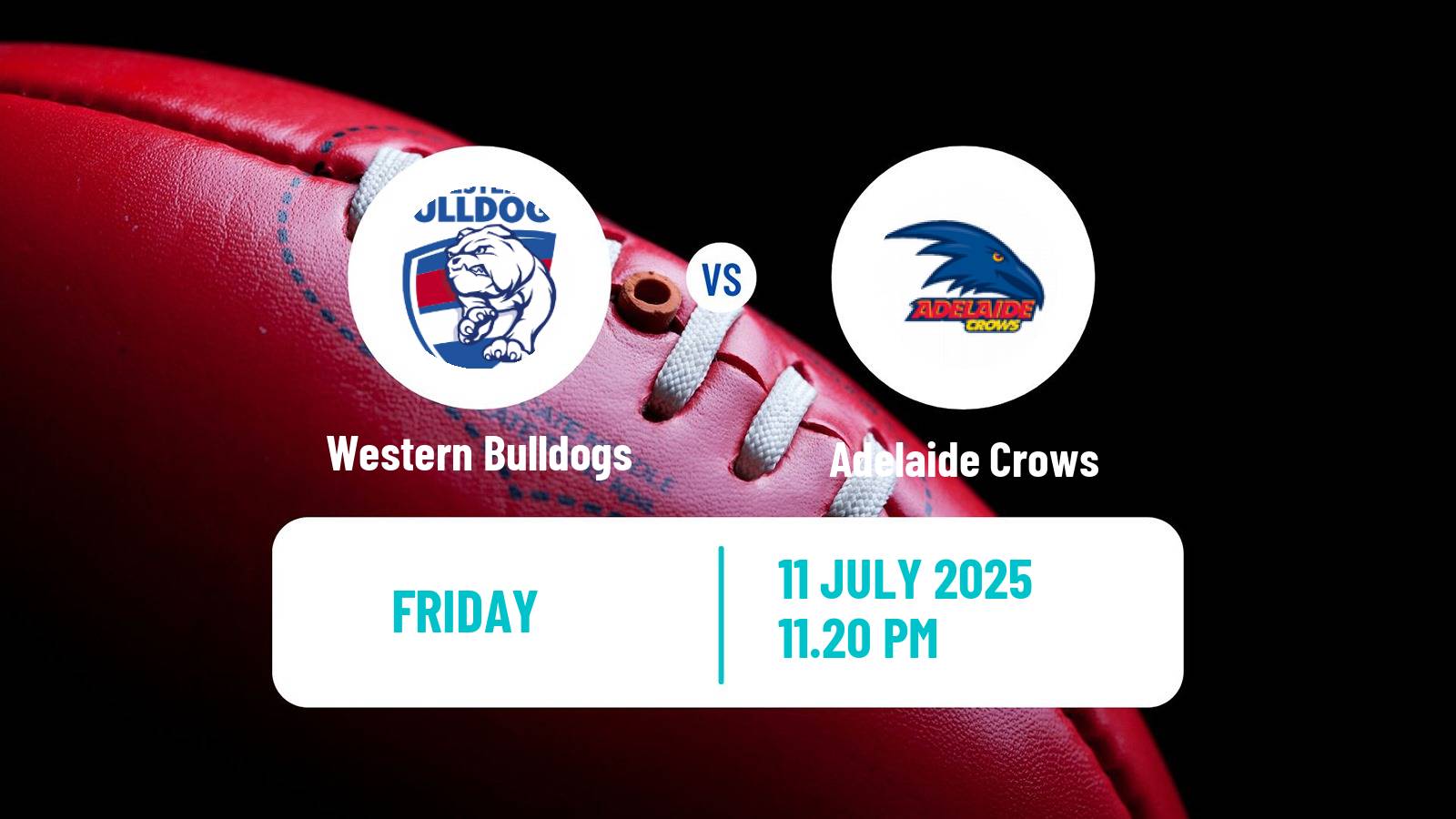 Aussie rules AFL Western Bulldogs - Adelaide Crows