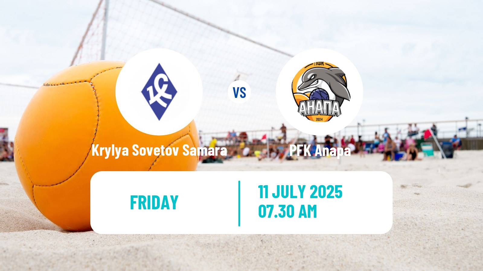 Beach soccer Superliga Krylya Sovetov Samara - Anapa