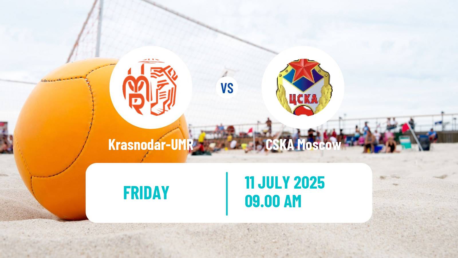 Beach soccer Superliga Krasnodar-UMR - CSKA Moscow
