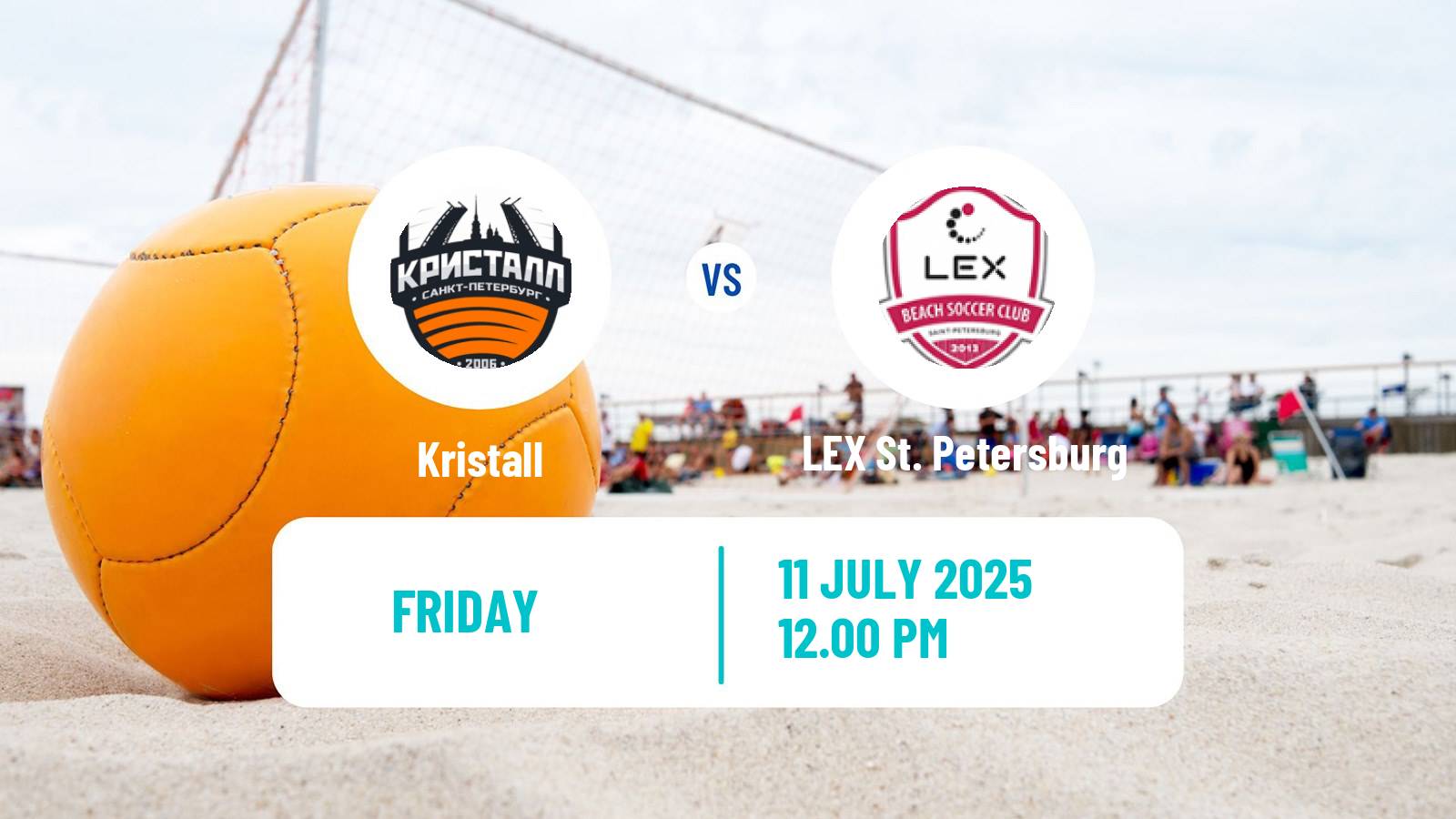 Beach soccer Superliga Kristall - LEX St. Petersburg