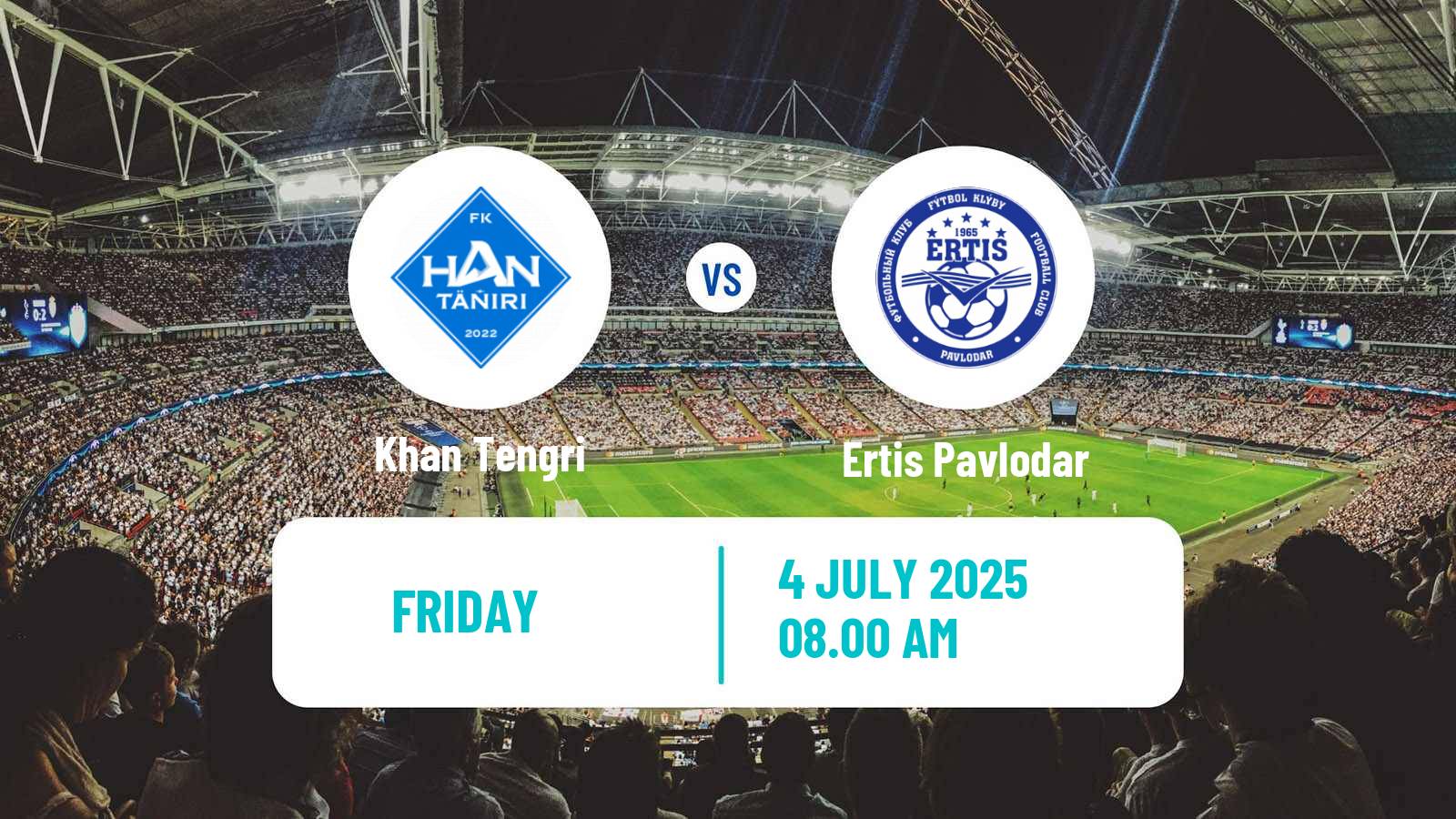 Soccer Kazakh First Division Khan Tengri - Ertis Pavlodar