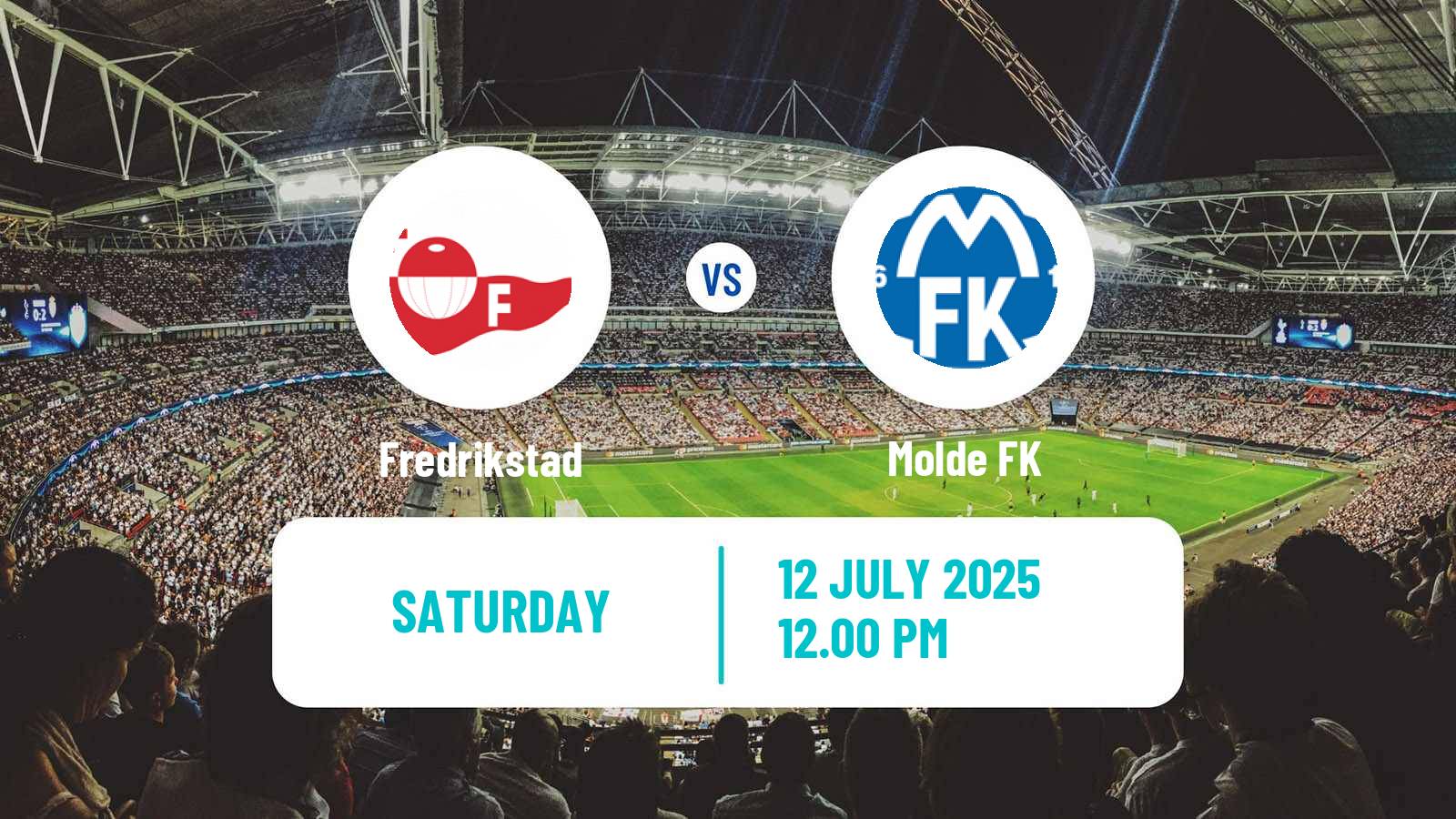 Soccer Norwegian Eliteserien Fredrikstad - Molde