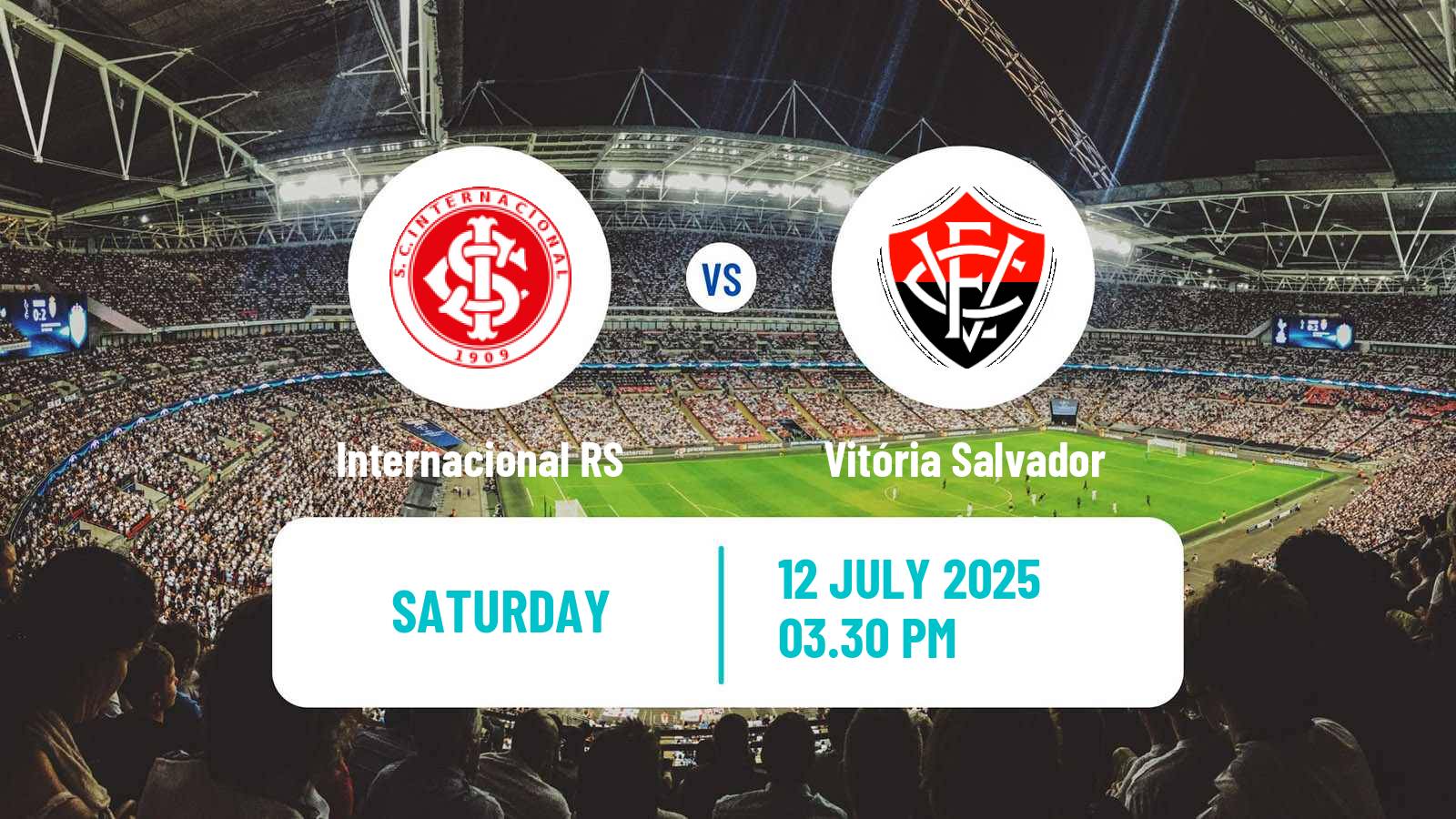 Soccer Brazilian Serie A Internacional RS - Vitória Salvador