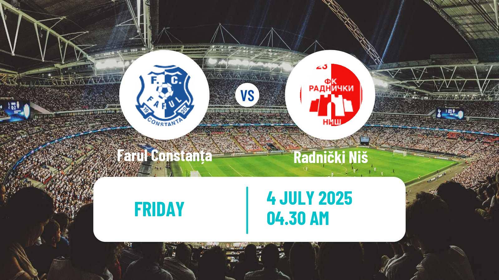 Football Club Friendly Farul Constanța - Radnički Niš