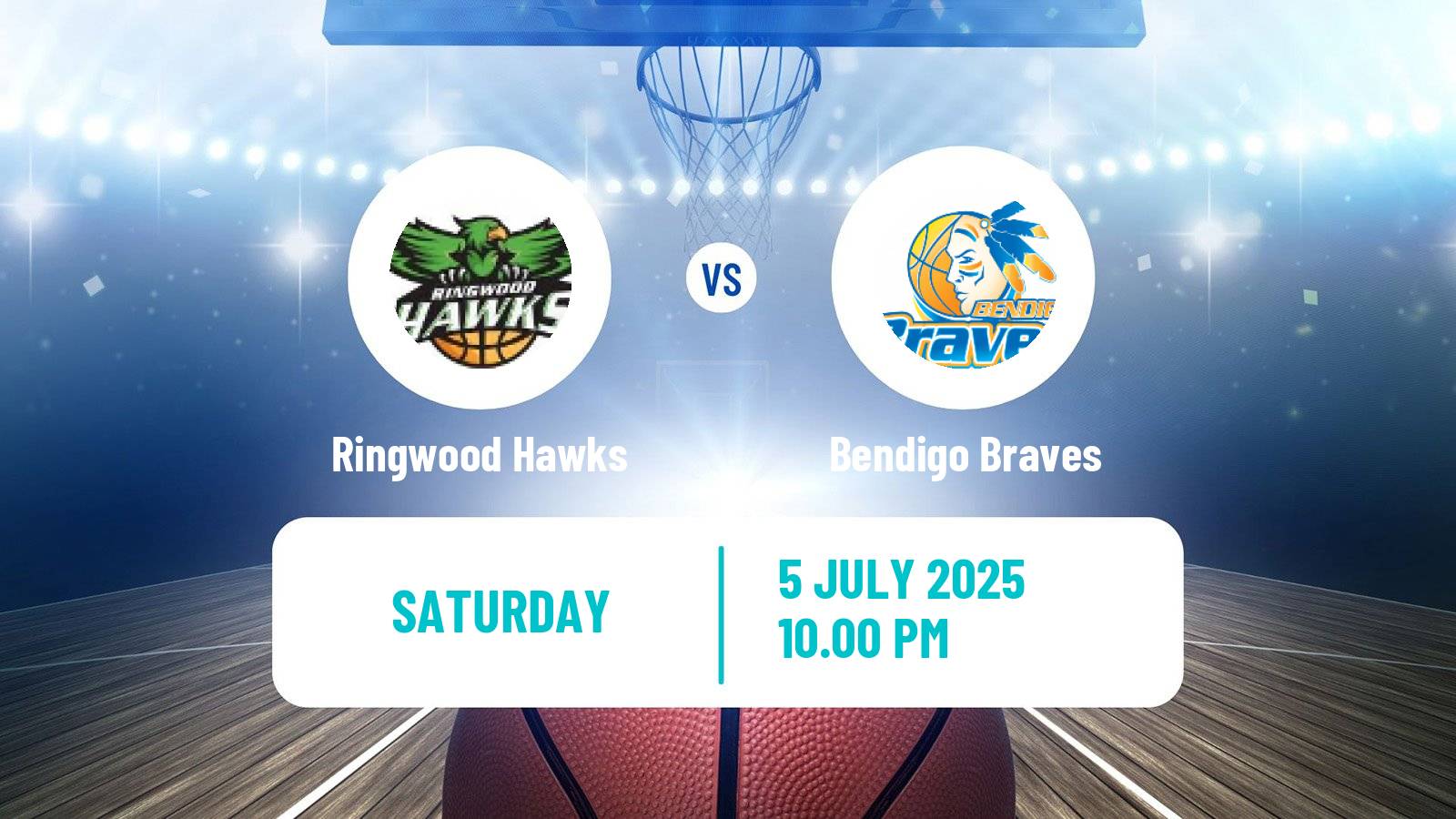 Basketball Australian NBL1 South Women Ringwood Hawks - Bendigo Braves