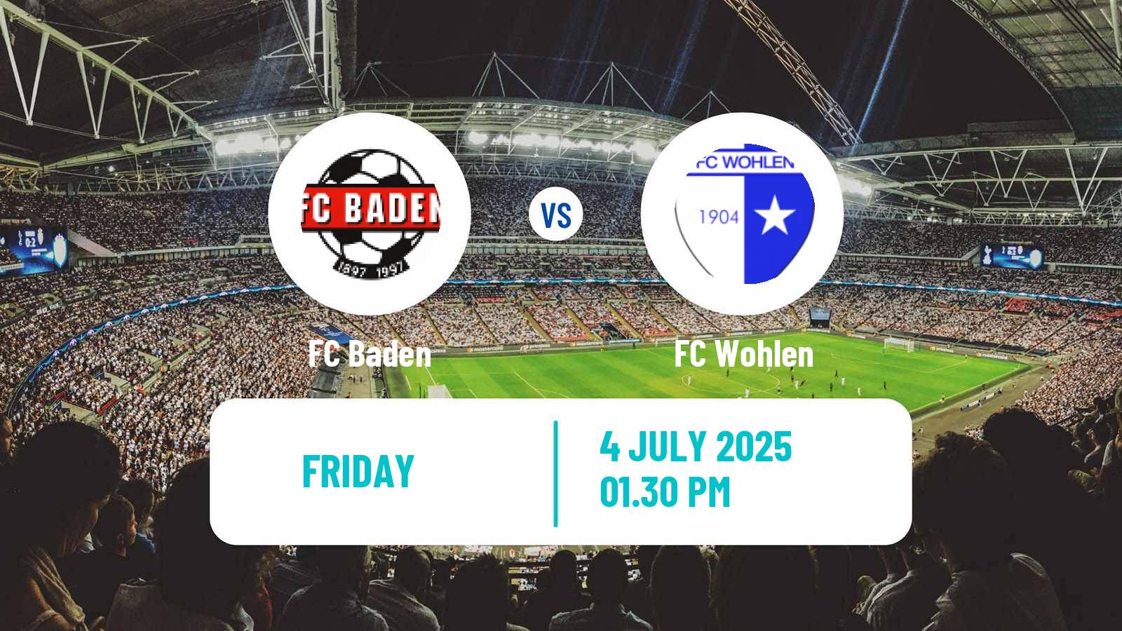 Football Club Friendly Baden - Wohlen
