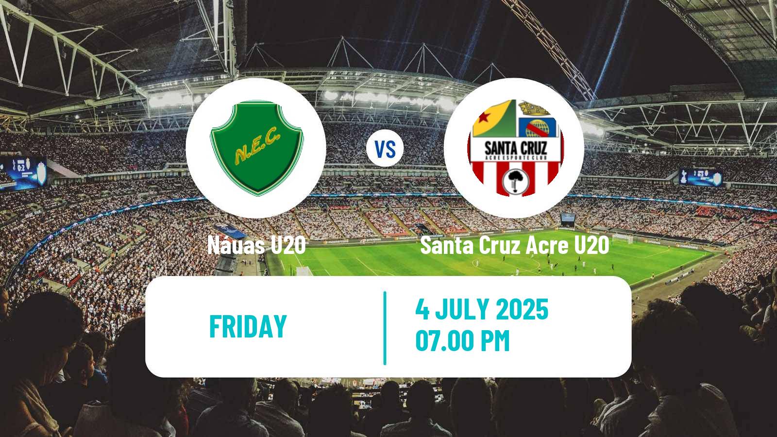 Football Brazilian Acreano U20 Náuas U20 - Santa Cruz Acre U20