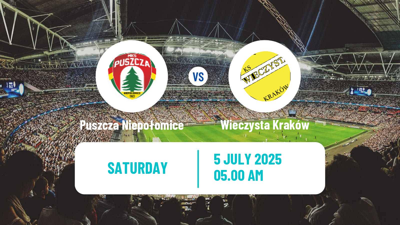 Football Club Friendly Puszcza Niepołomice - Wieczysta Kraków