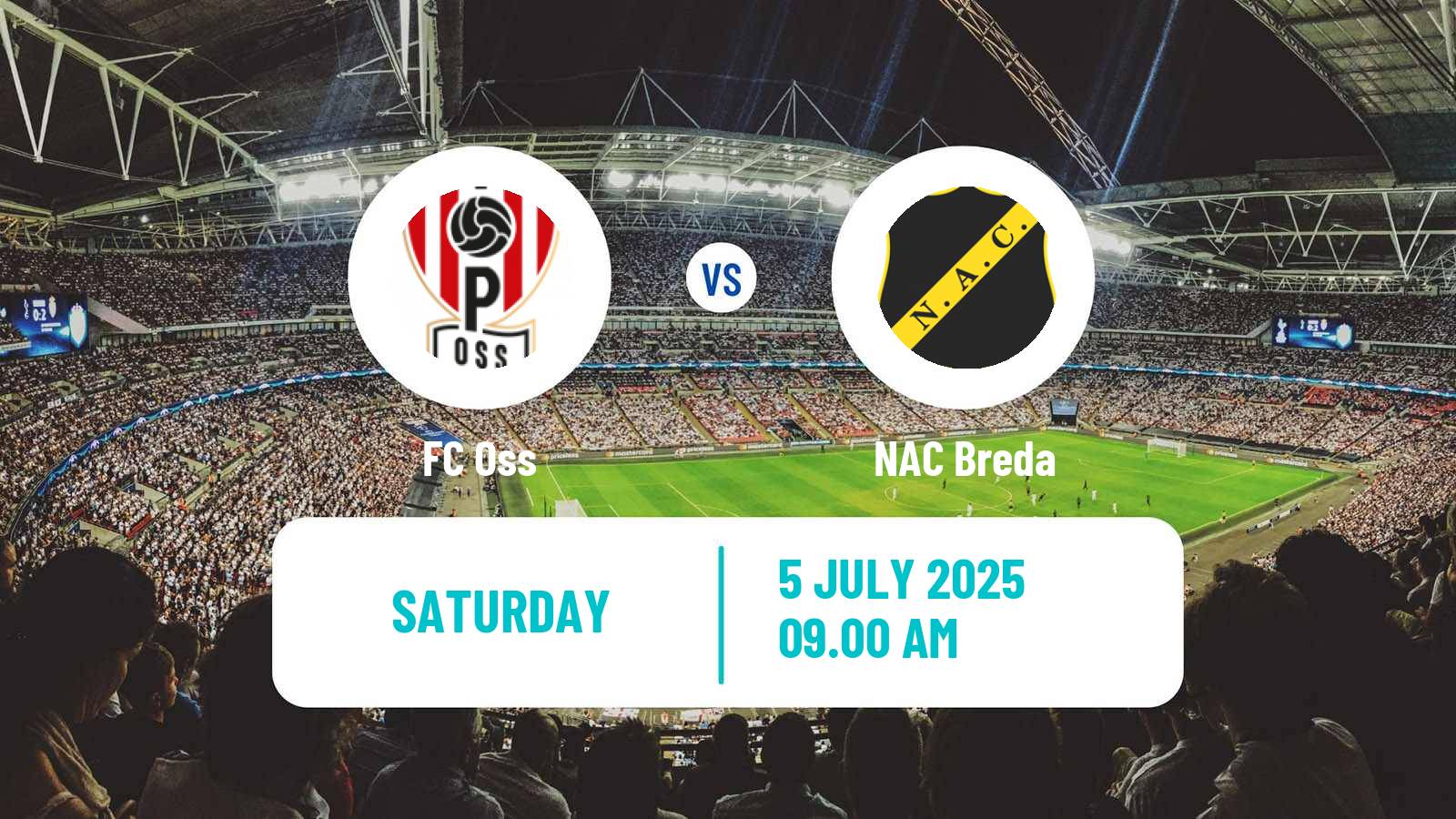 Soccer Club Friendly FC Oss - NAC Breda