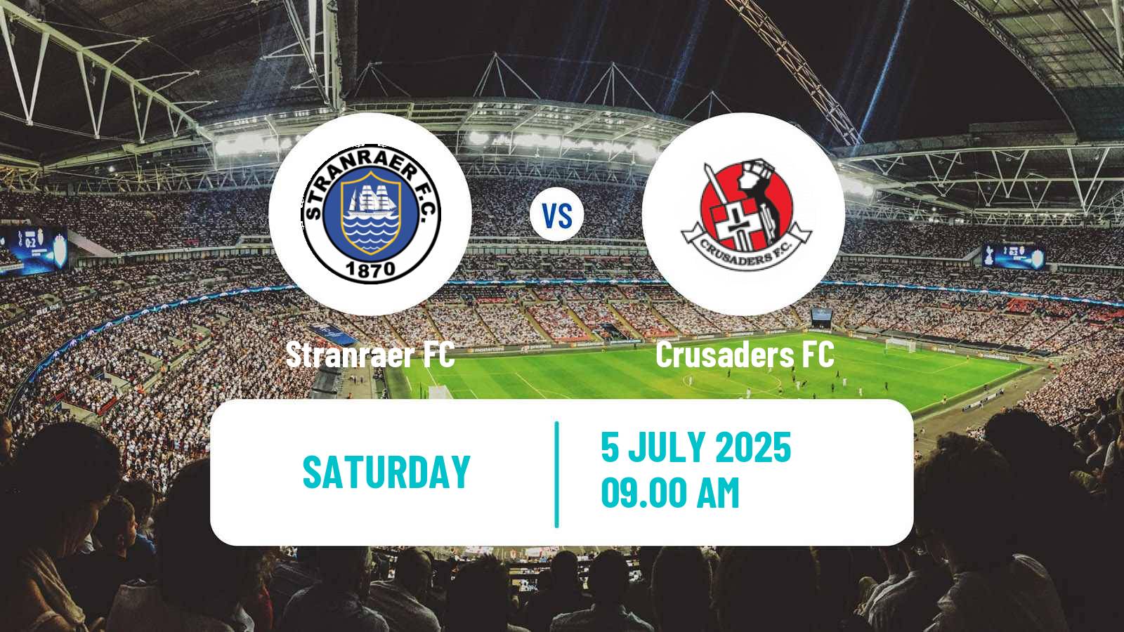 Soccer Club Friendly Stranraer - Crusaders