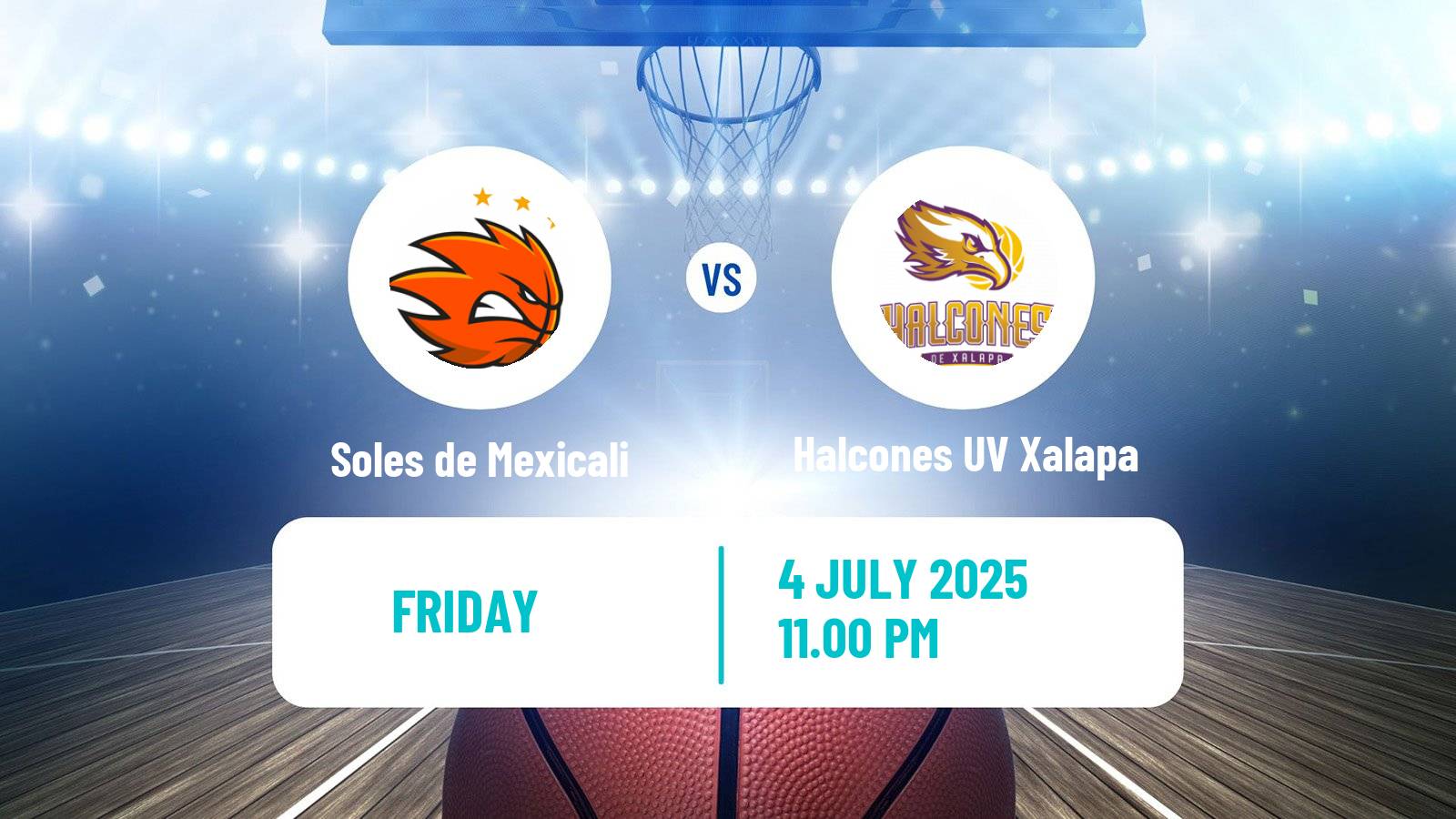 Basketball Mexican LNBP Soles de Mexicali - Halcones UV Xalapa