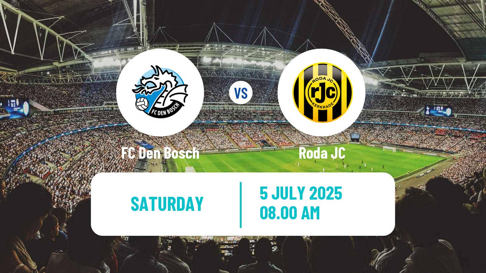 Soccer Club Friendly Den Bosch - Roda