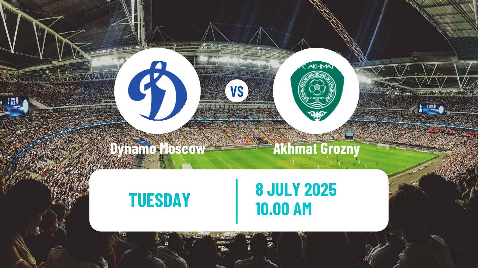 Soccer Club Friendly Dynamo Moscow - Akhmat Grozny