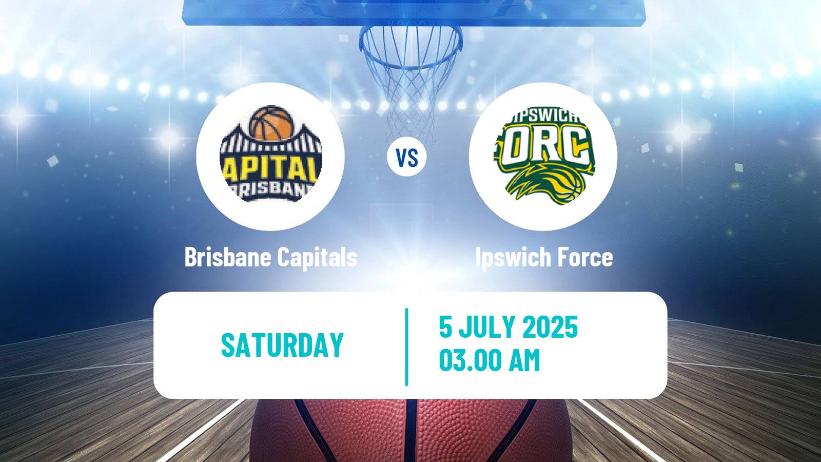 Basketball Australian NBL1 North Women Brisbane Capitals - Ipswich Force