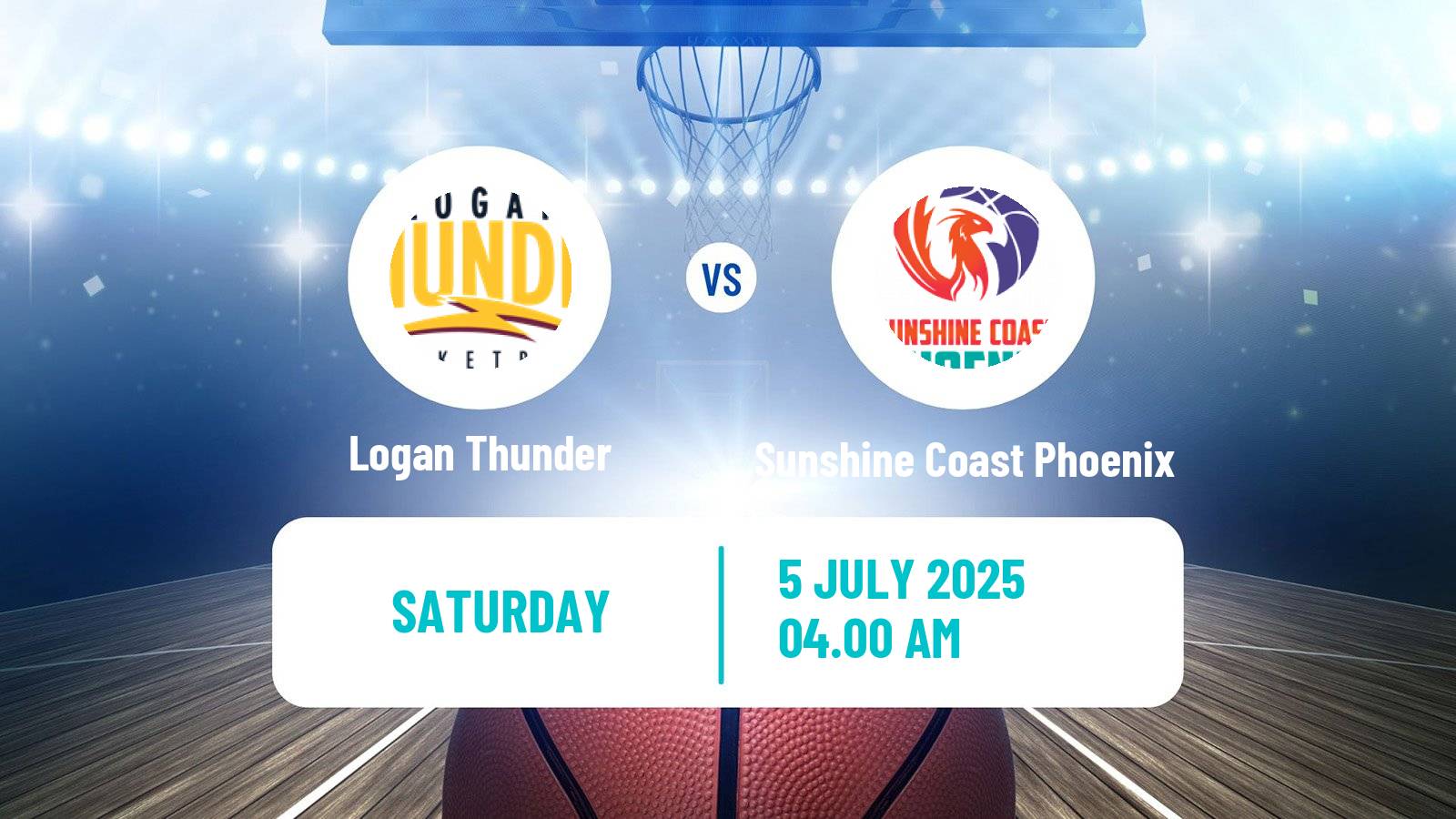 Basketball Australian NBL1 North Women Logan Thunder - Sunshine Coast Phoenix