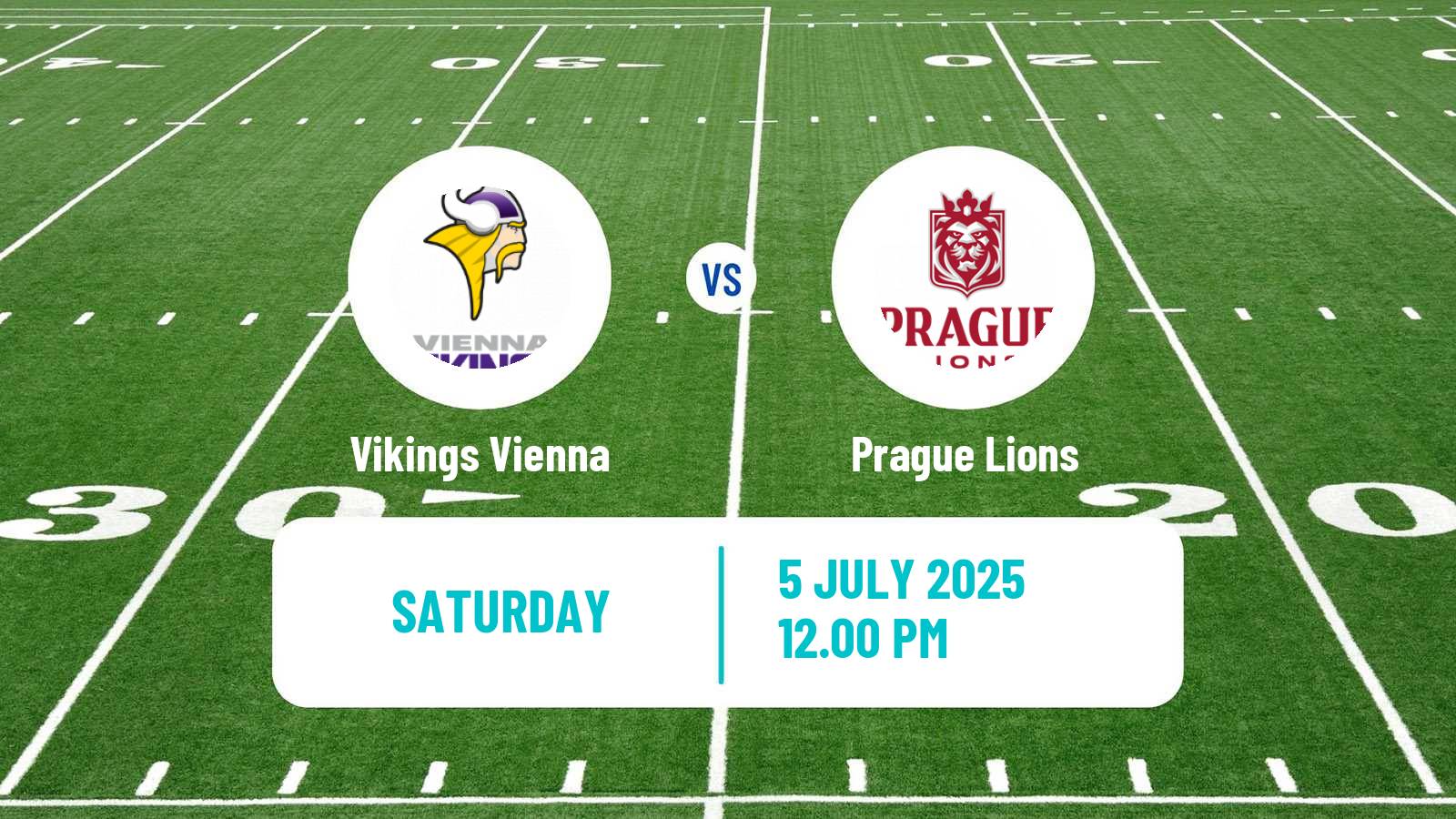 American football European League of American Football Vikings Vienna - Prague Lions