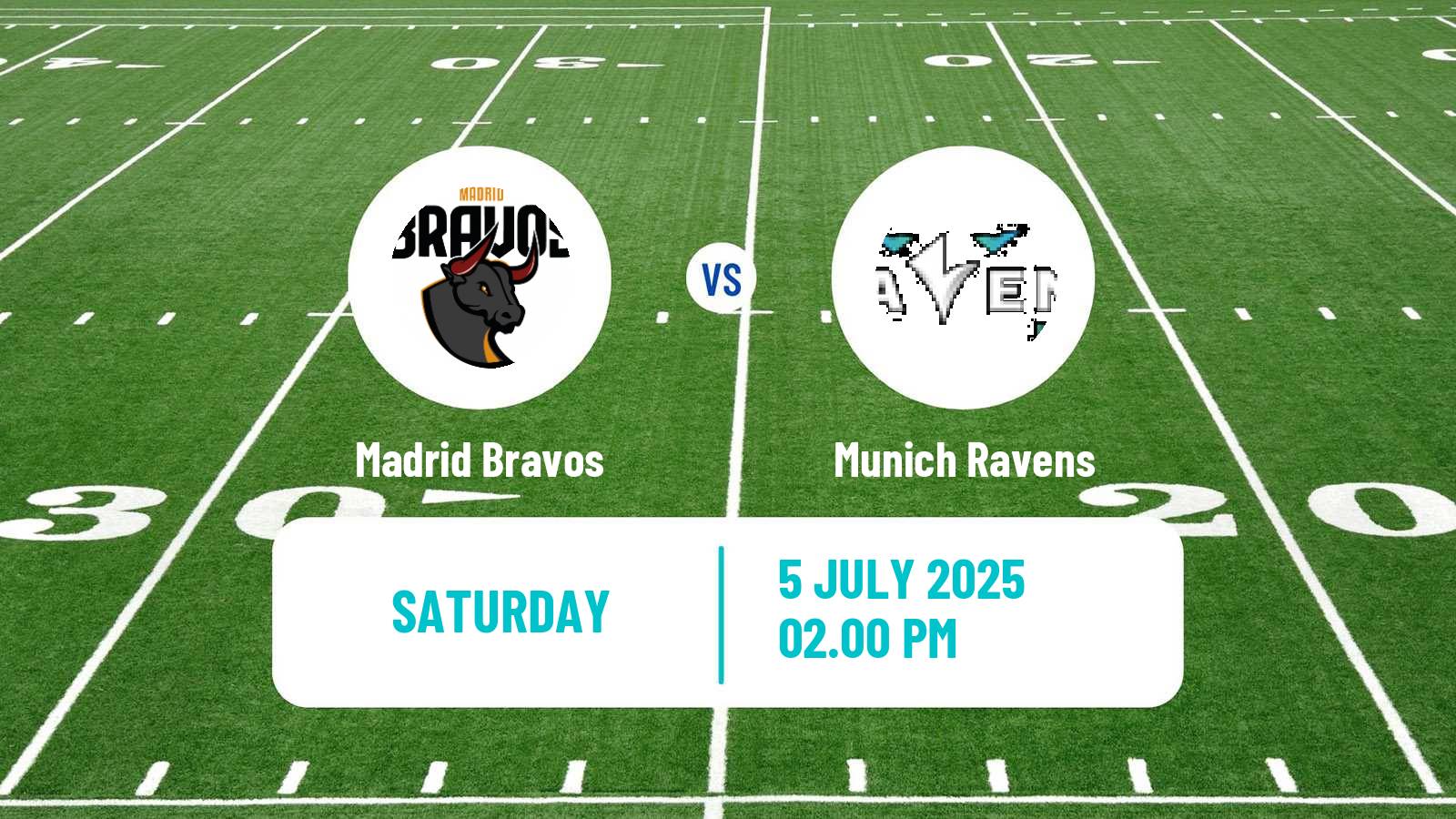 American football European League of American Football Madrid Bravos - Munich Ravens