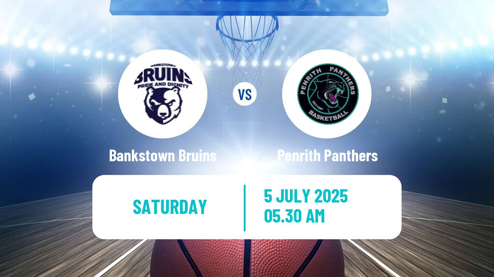 Basketball Australian NBL1 East Bankstown Bruins - Penrith Panthers
