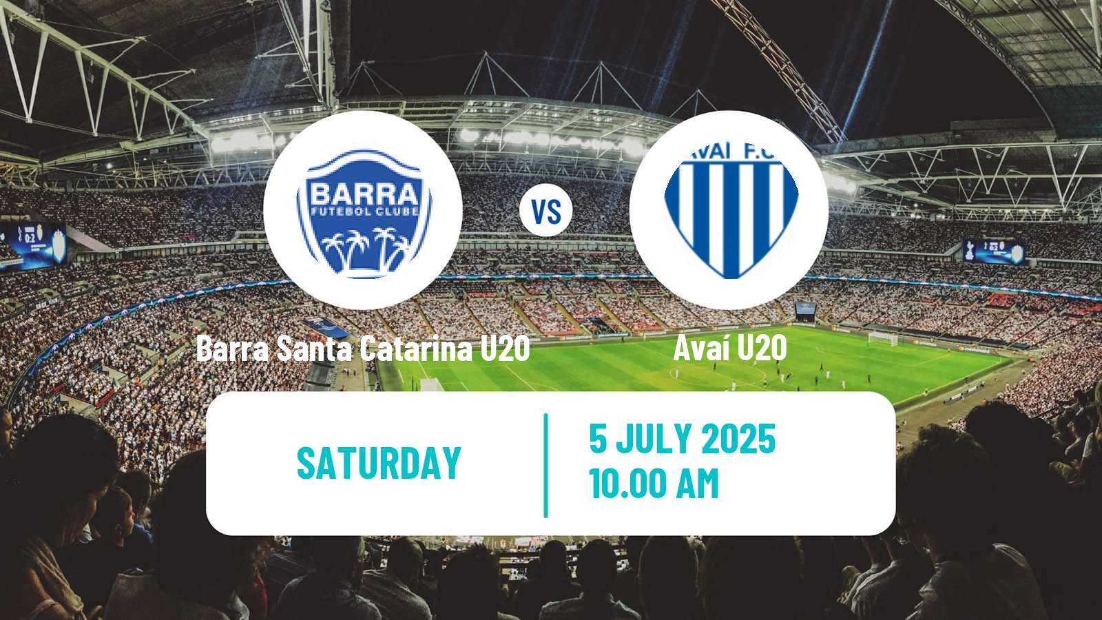 Soccer Brazilian Catarinense U20 Barra Santa Catarina U20 - Avaí U20